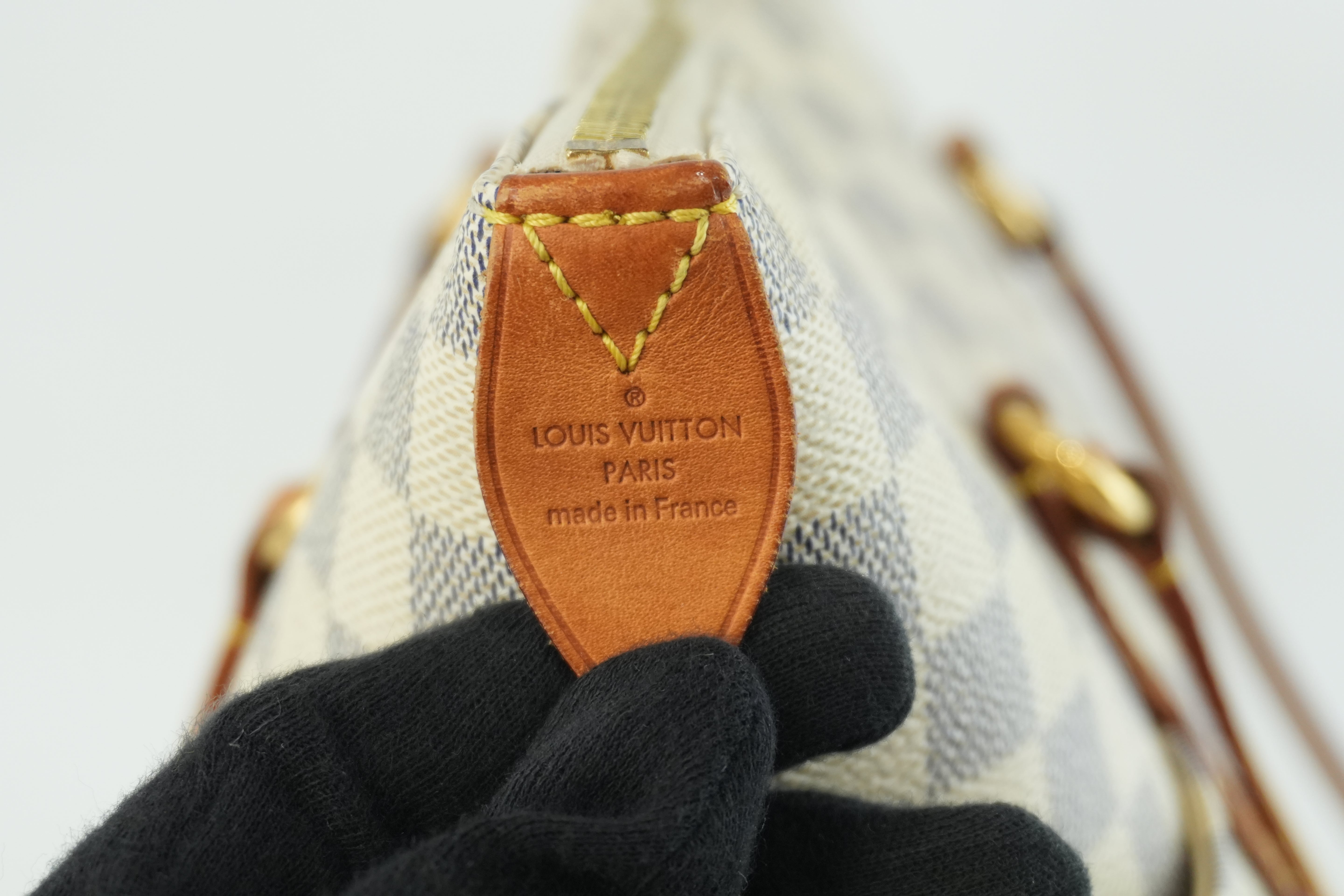 Louis Vuitton Damier Azur Totally MM Tote Bag Used