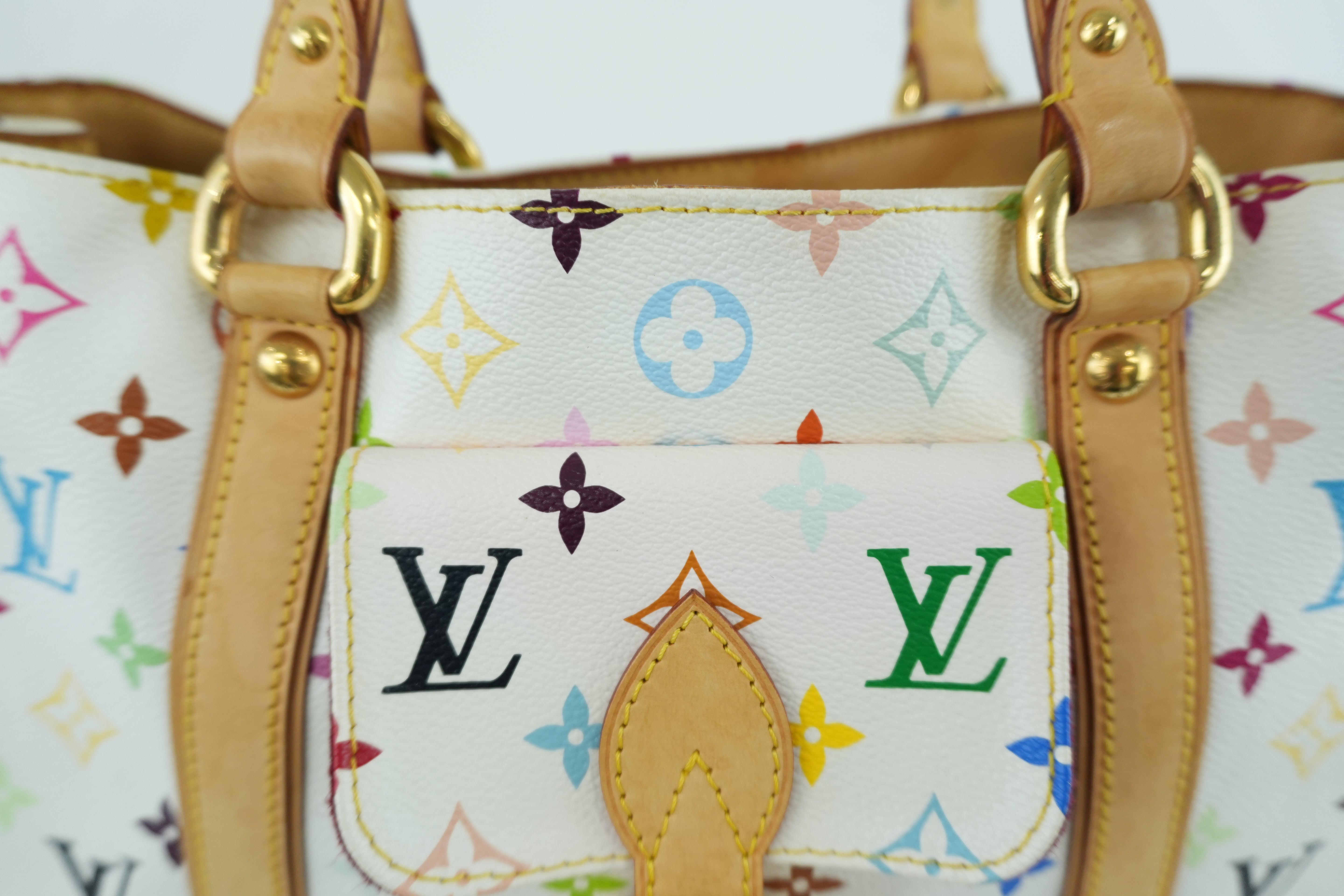 Louis Vuitton Multicolor Aurelia PM Shoulder Tote Bag Used