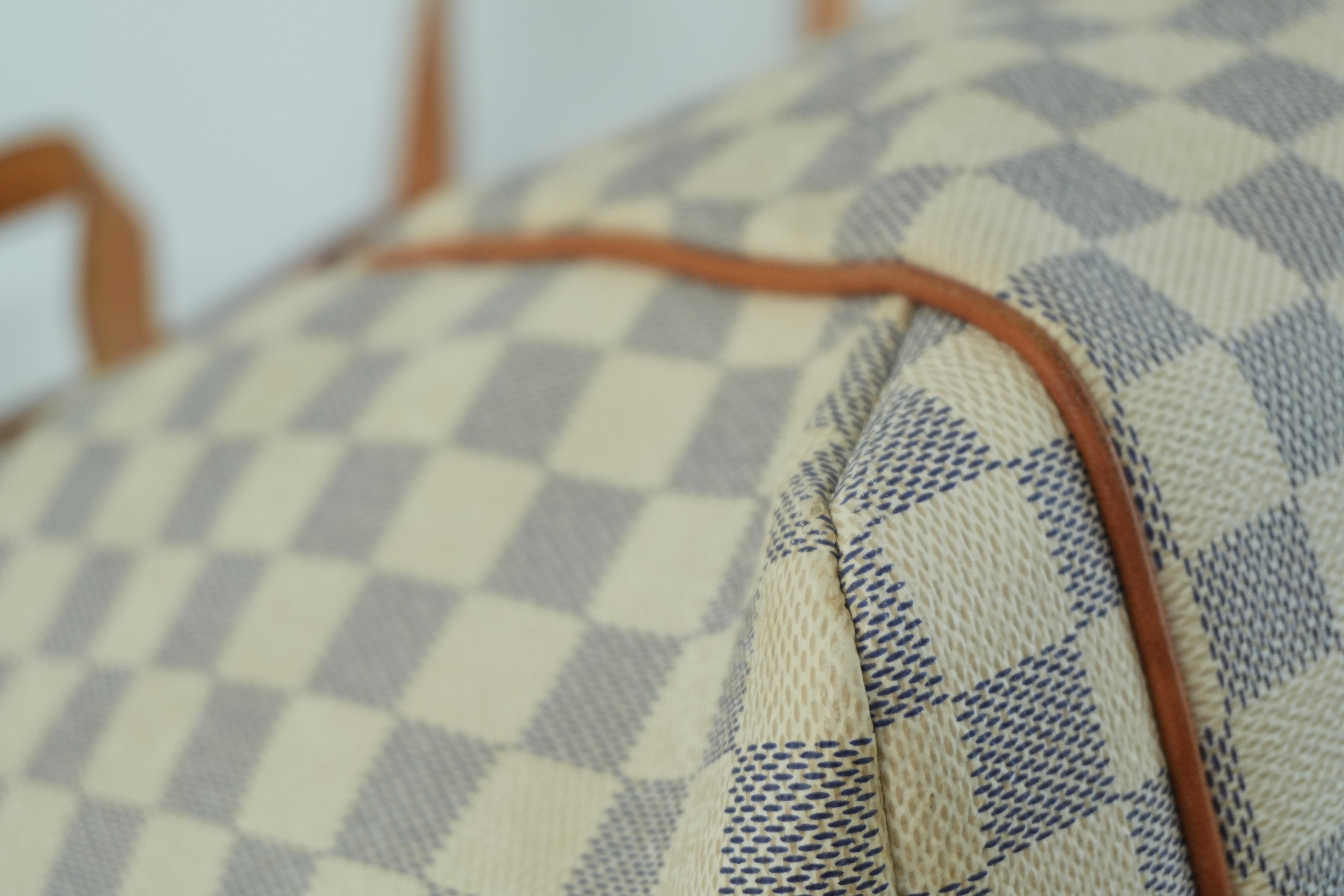 Louis Vuitton Damier Azur Totally MM Tote Bag Used