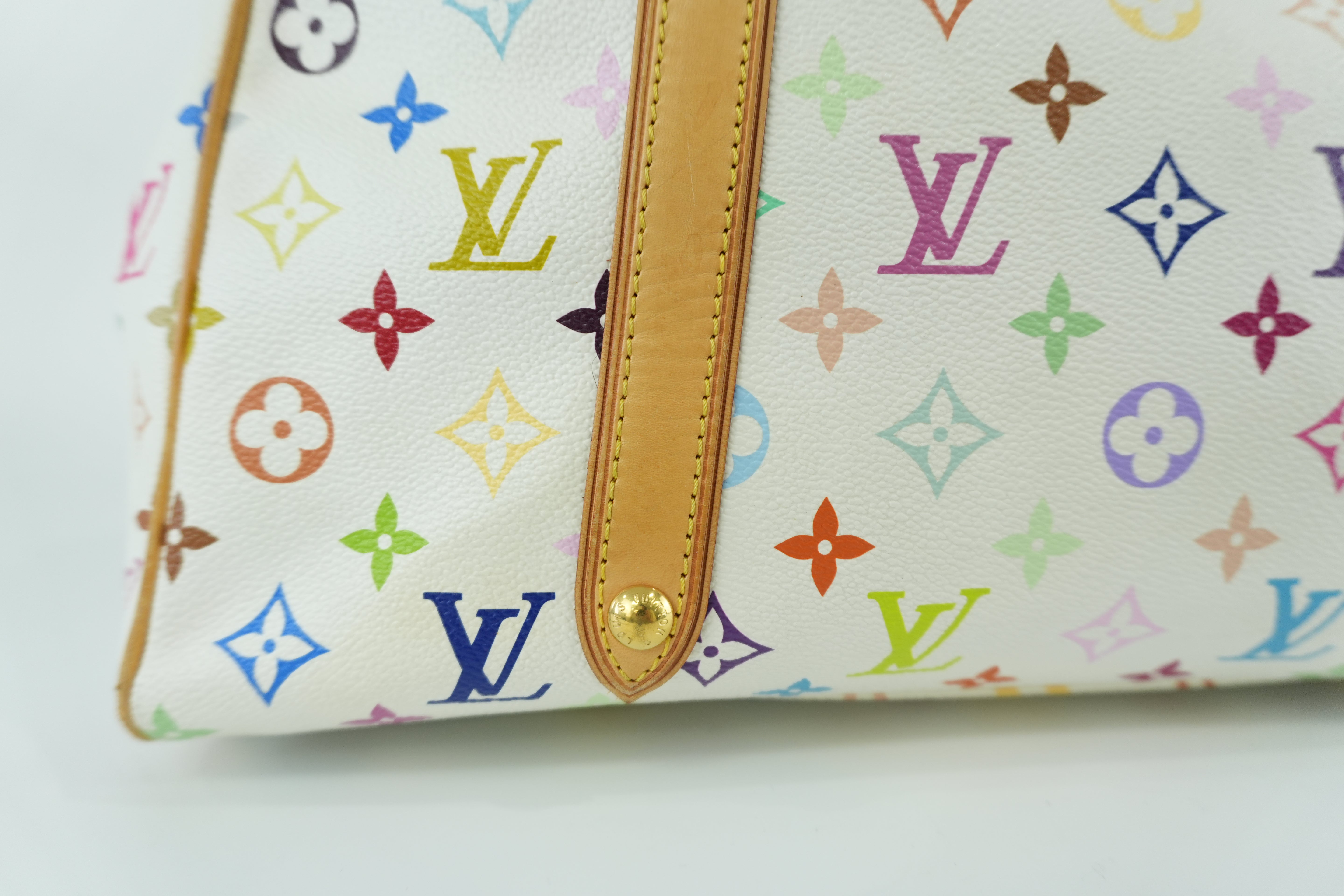 Louis Vuitton Multicolor Aurelia PM Shoulder Tote Bag Used