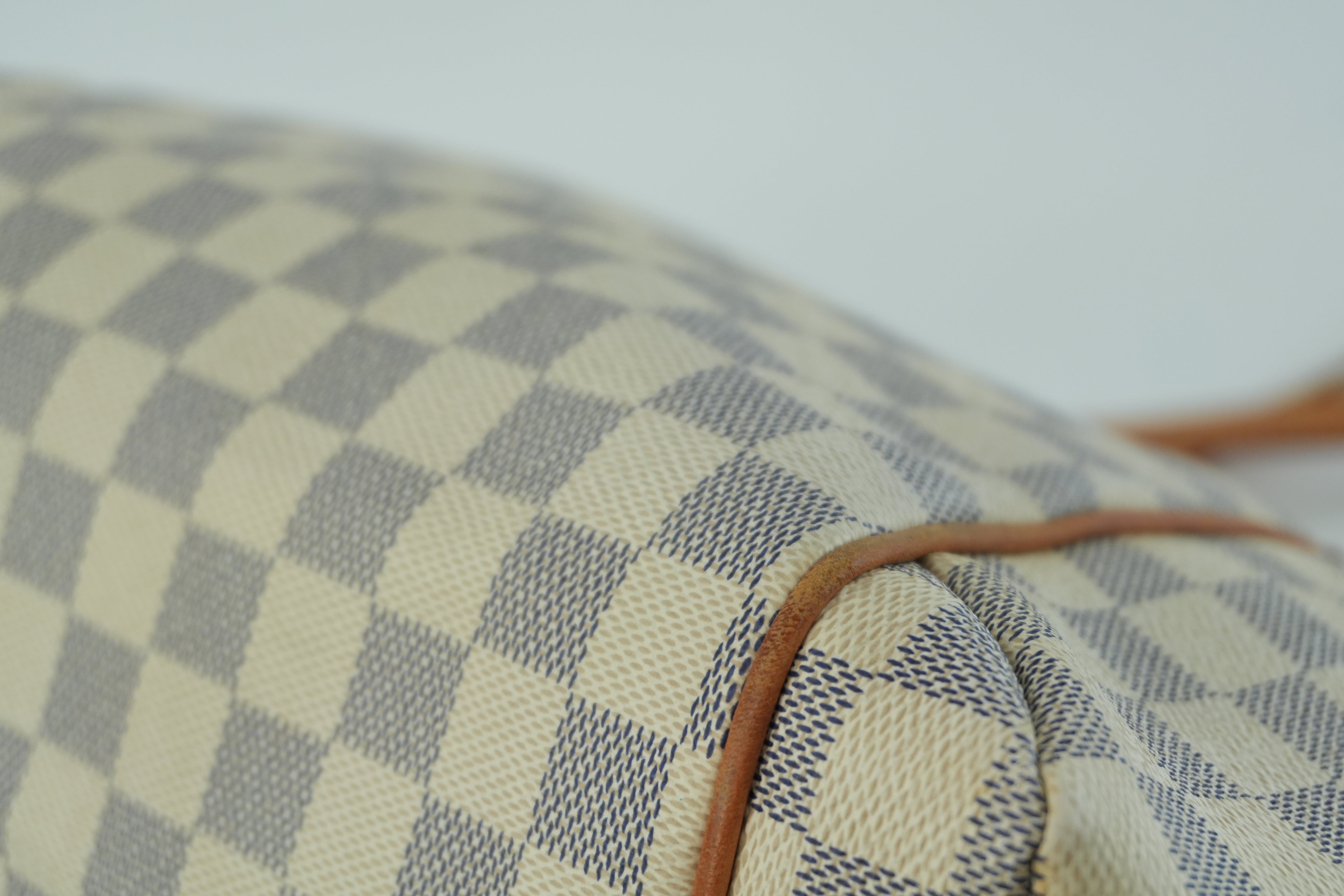 Louis Vuitton Damier Azur Totally MM Tote Bag Used