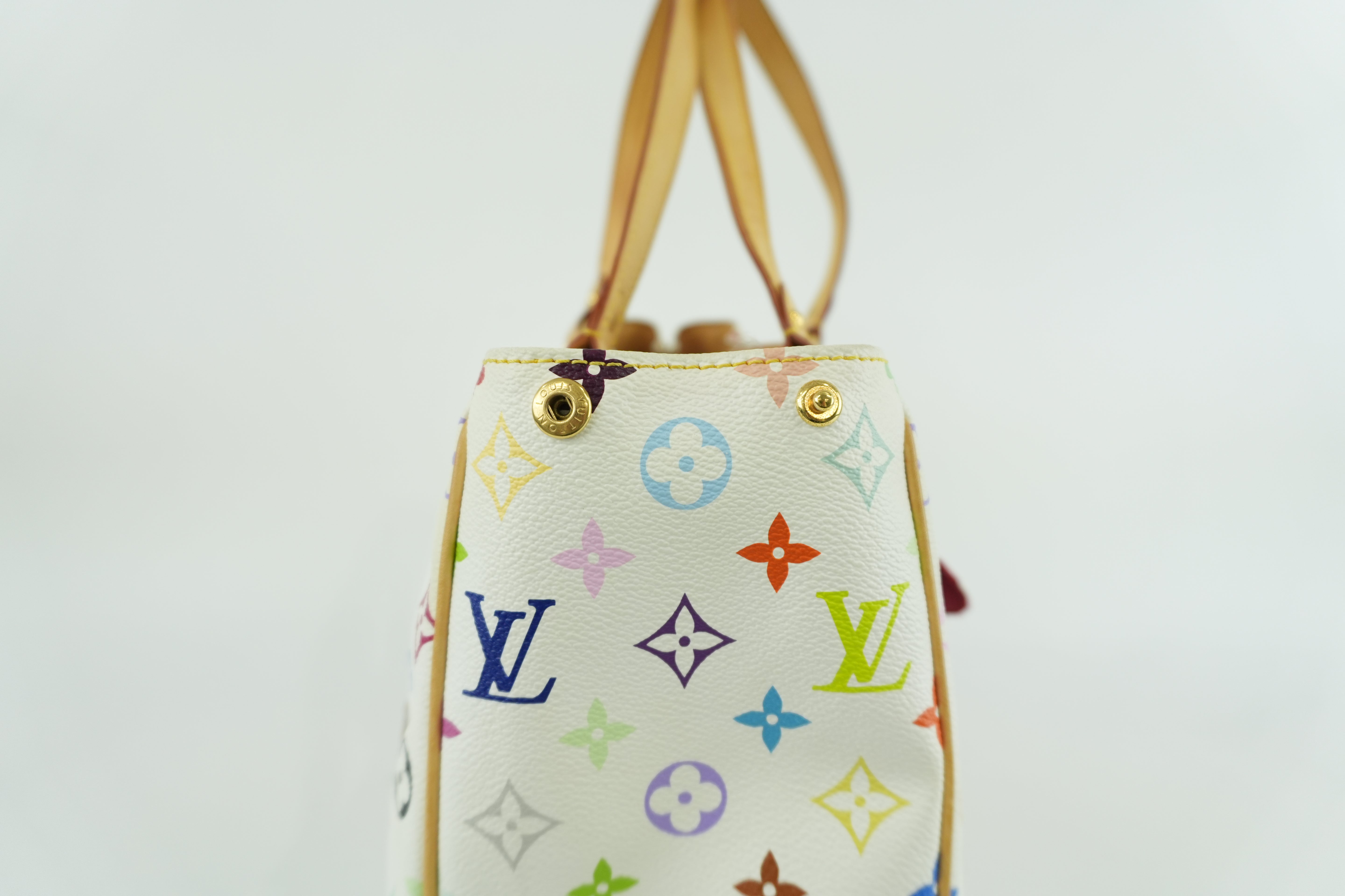 Louis Vuitton Multicolor Aurelia PM Shoulder Tote Bag Used