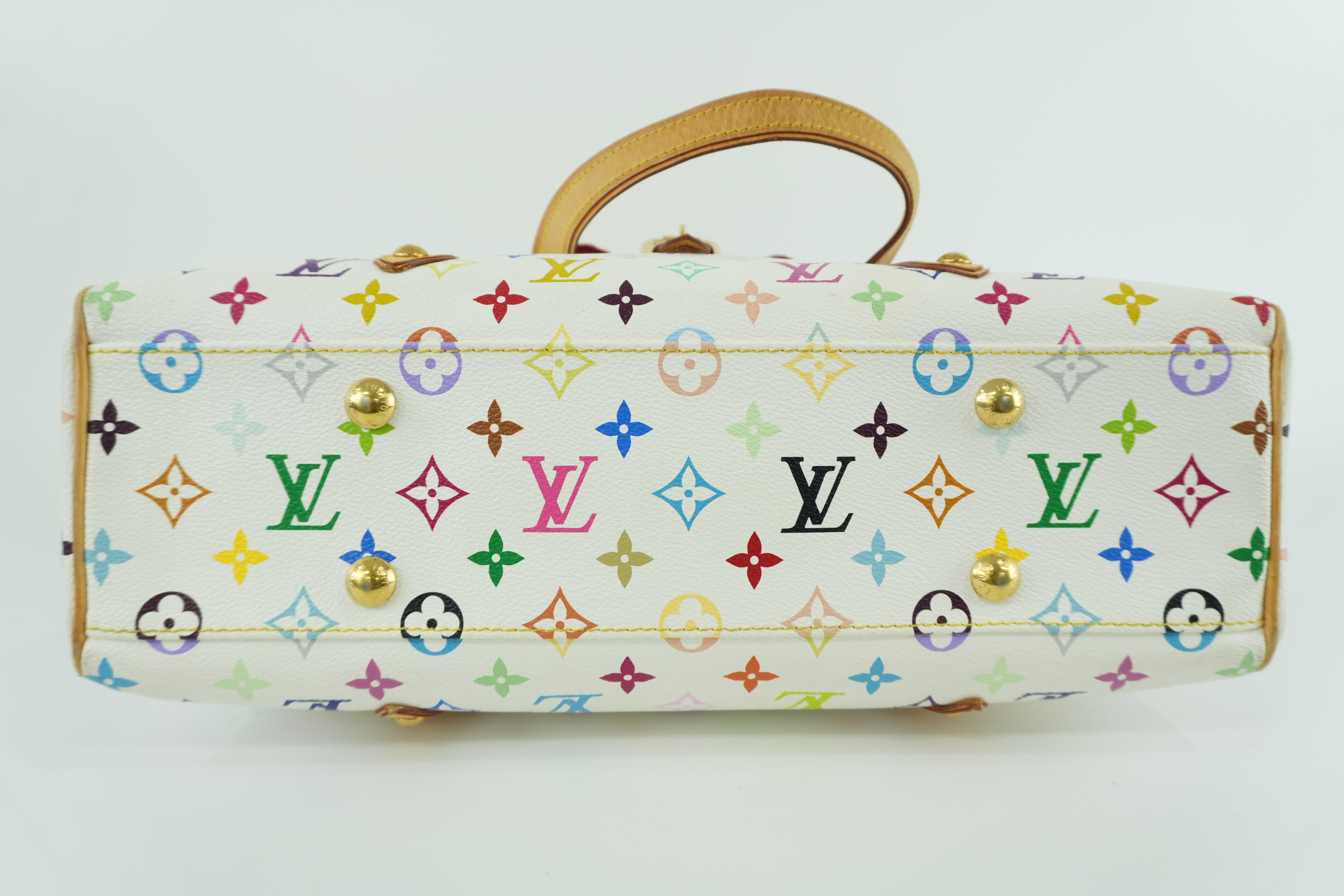 Louis Vuitton Multicolor Aurelia PM Shoulder Tote Bag Used