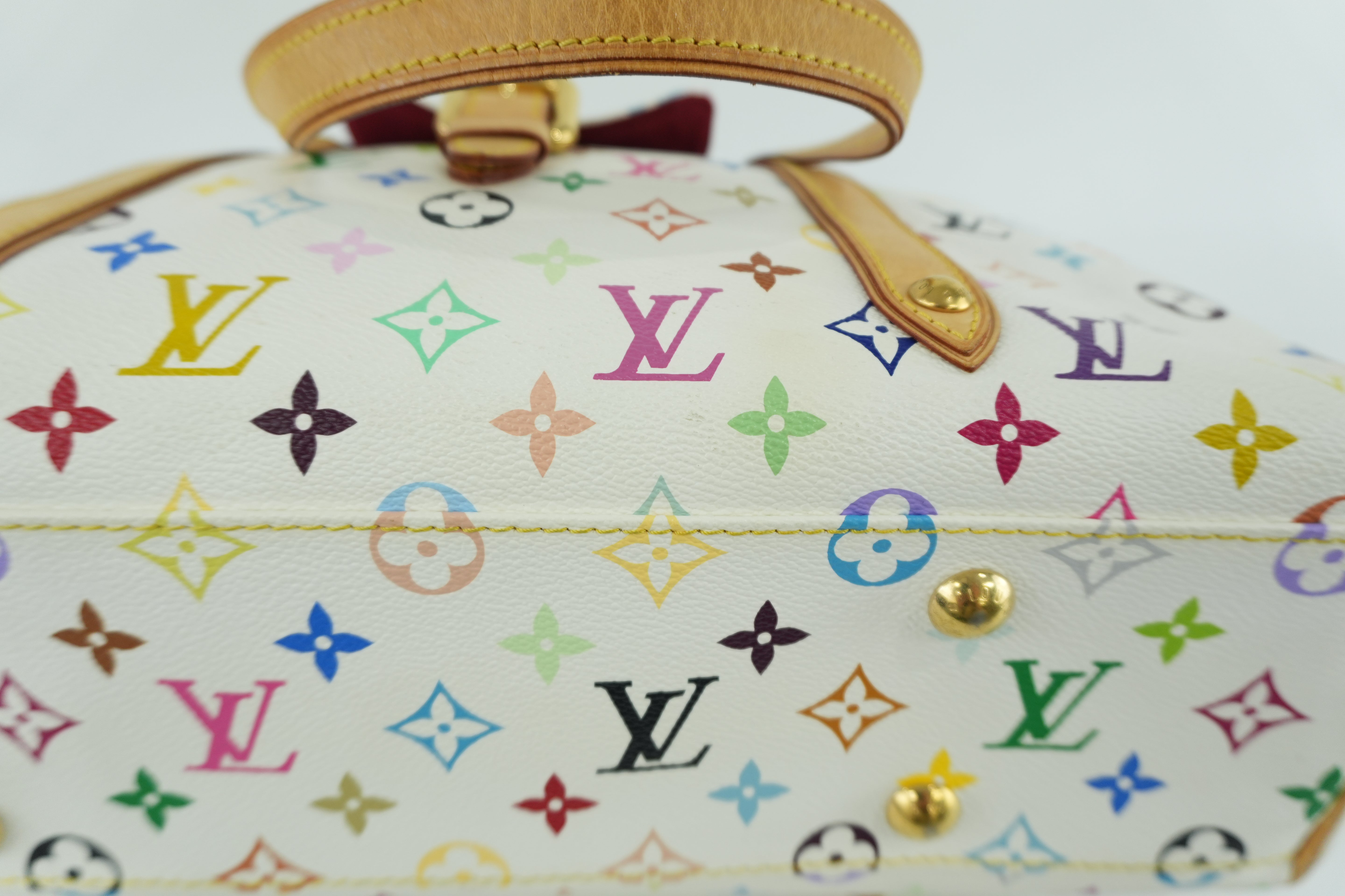 Louis Vuitton Multicolor Aurelia PM Shoulder Tote Bag Used