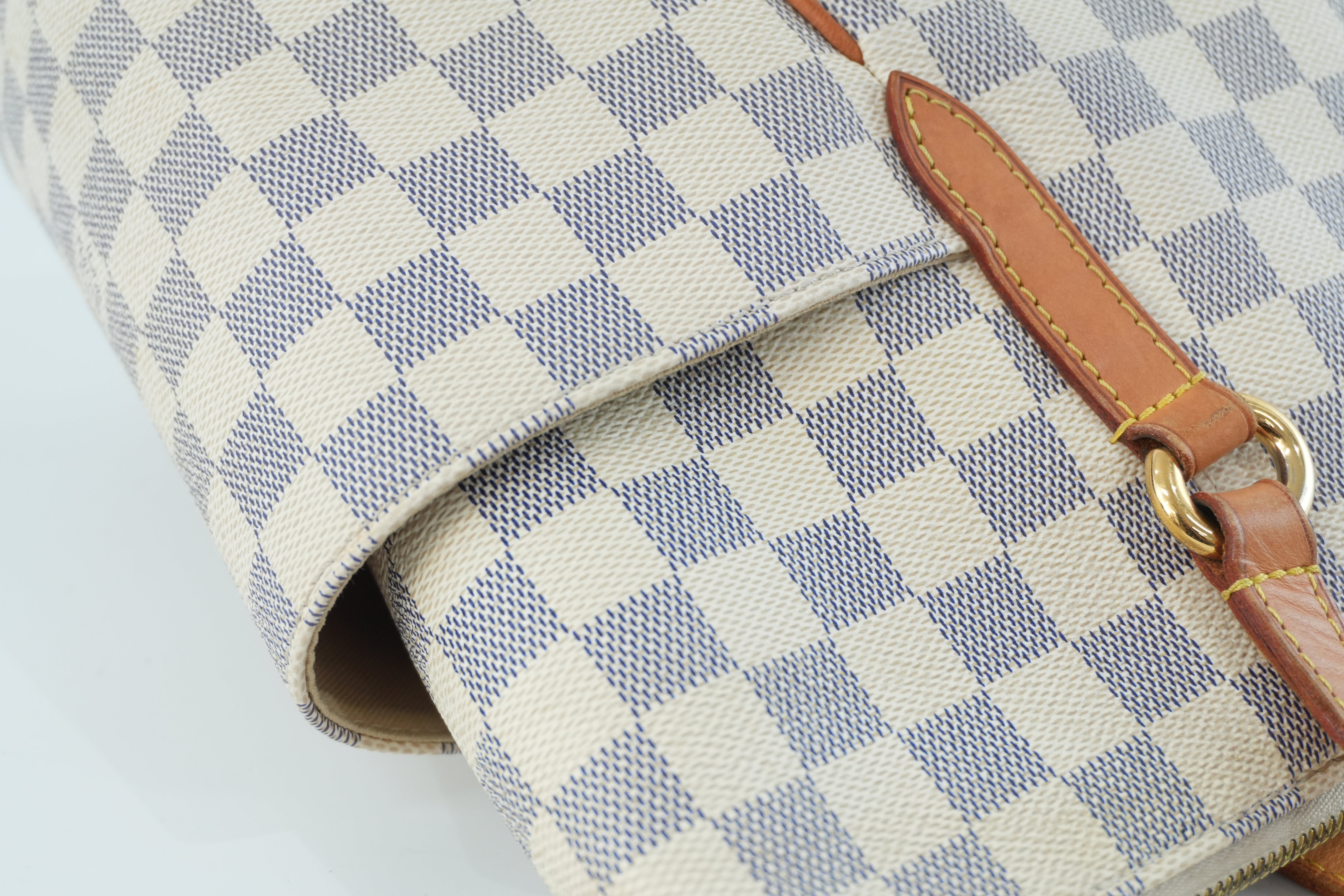 Louis Vuitton Damier Azur Totally MM Tote Bag Used