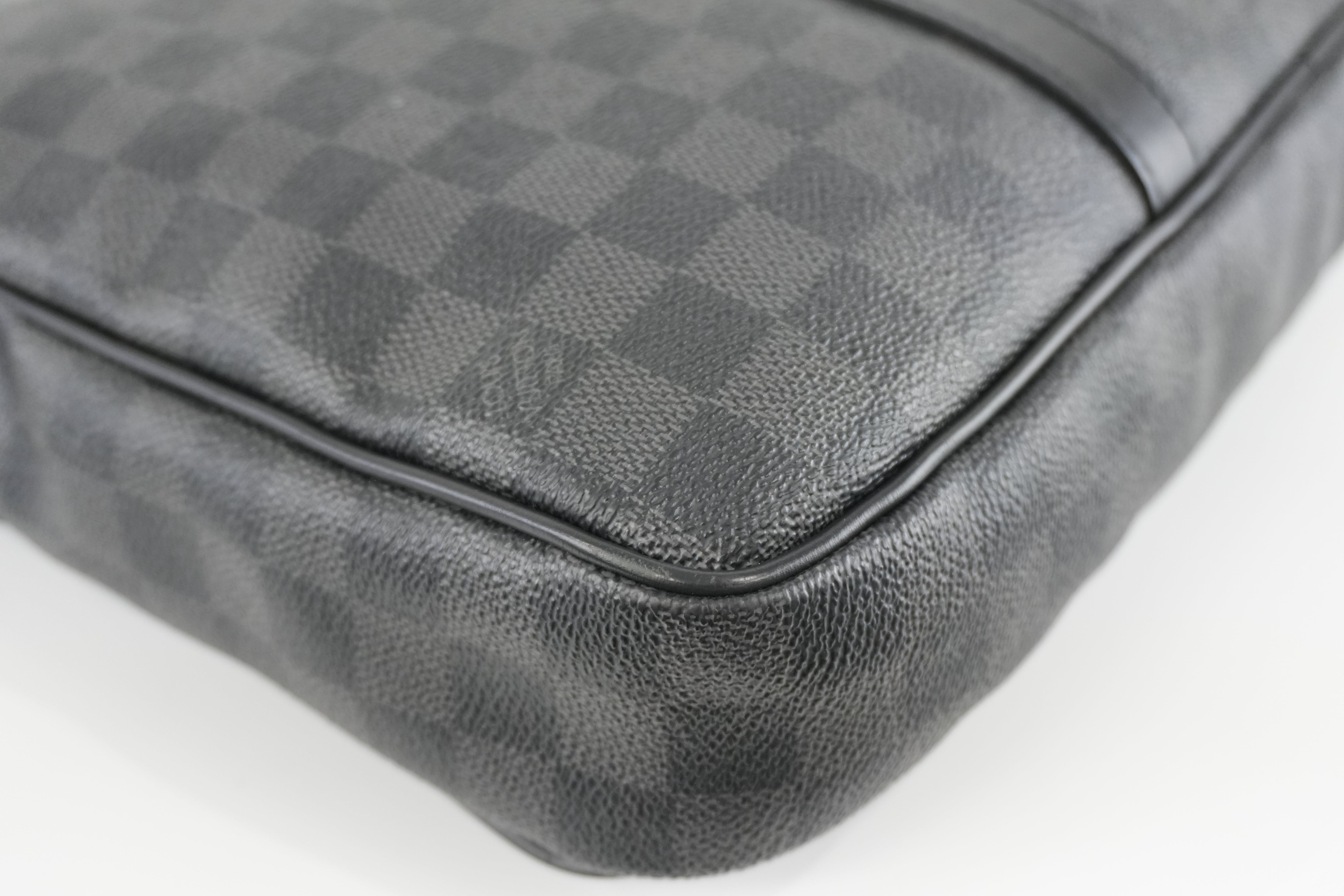 Louis Vuitton Damier Graphite Porte Documents Voyage Briefcase Used