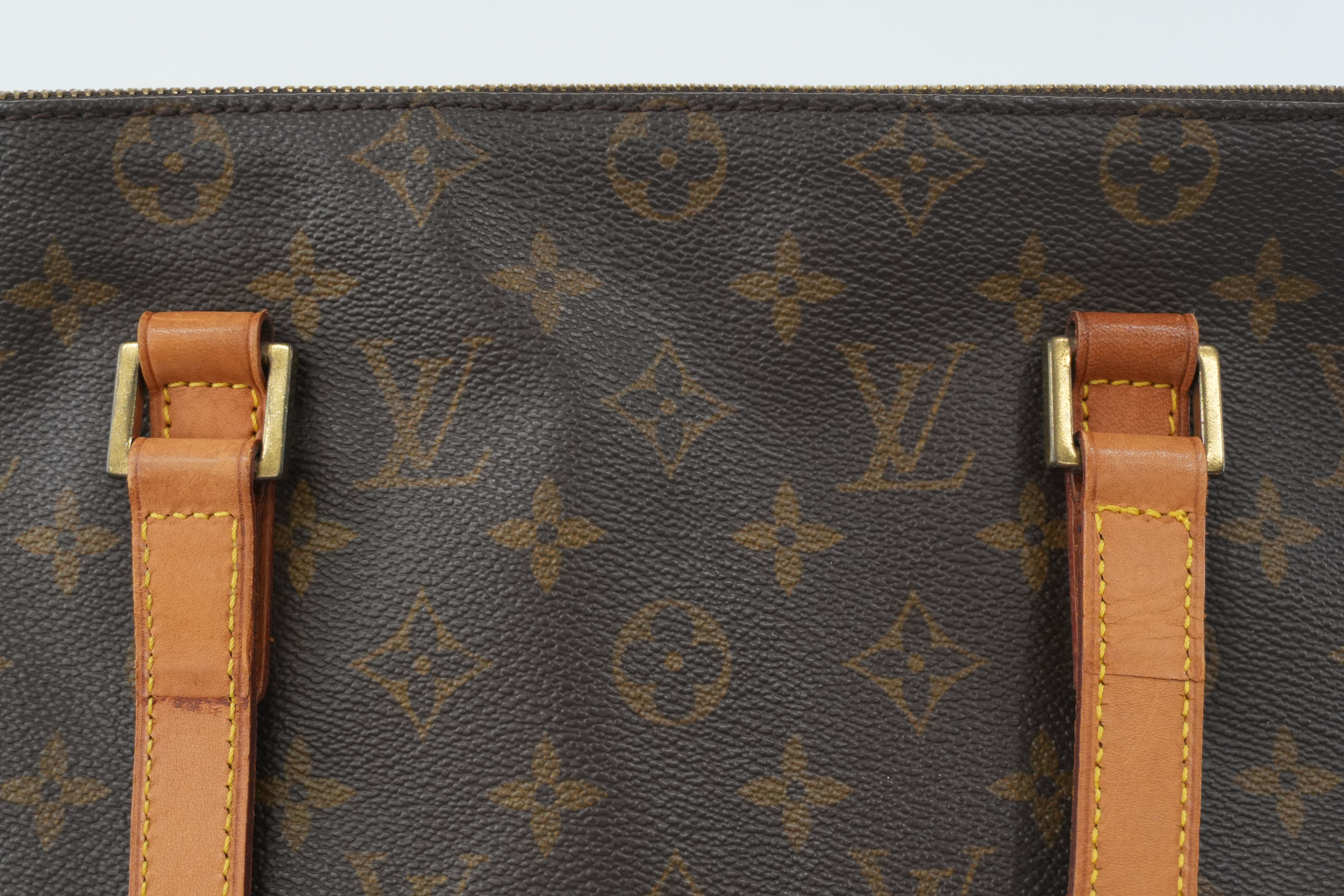 Louis Vuitton Monogram Cabas Mezzo Tote Bag Used