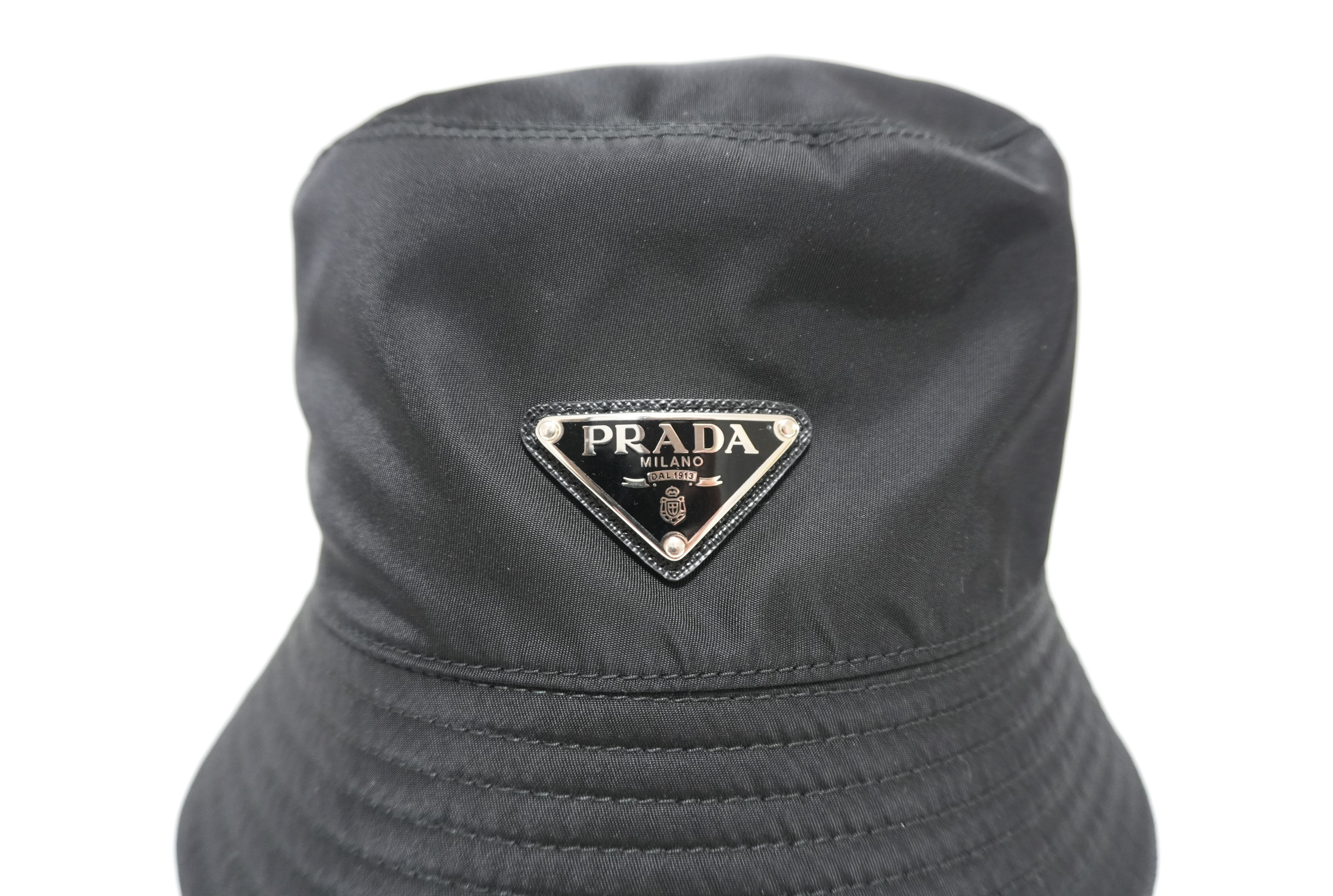 Prada Bucket Hat Black Used