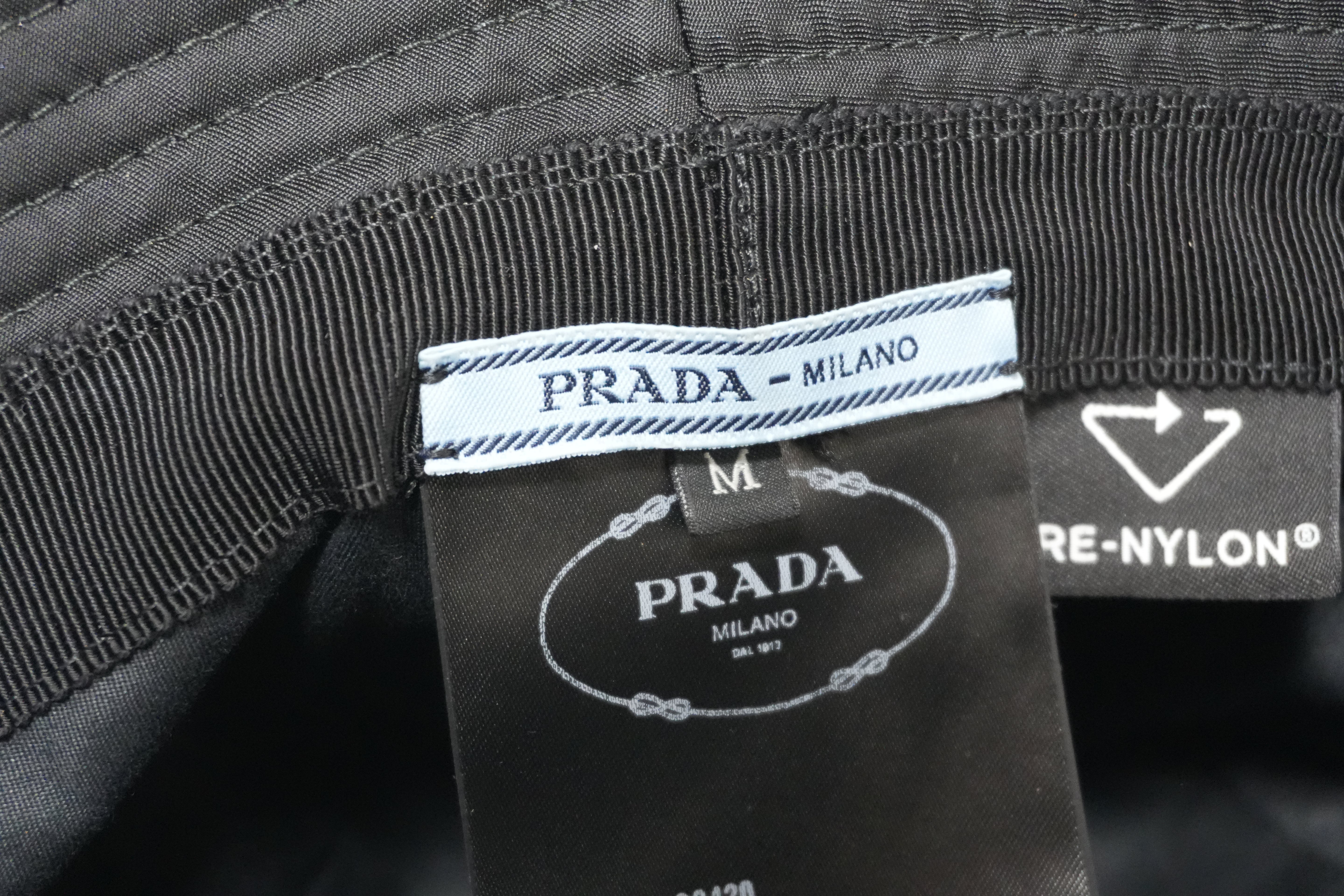 Prada Bucket Hat Black Used