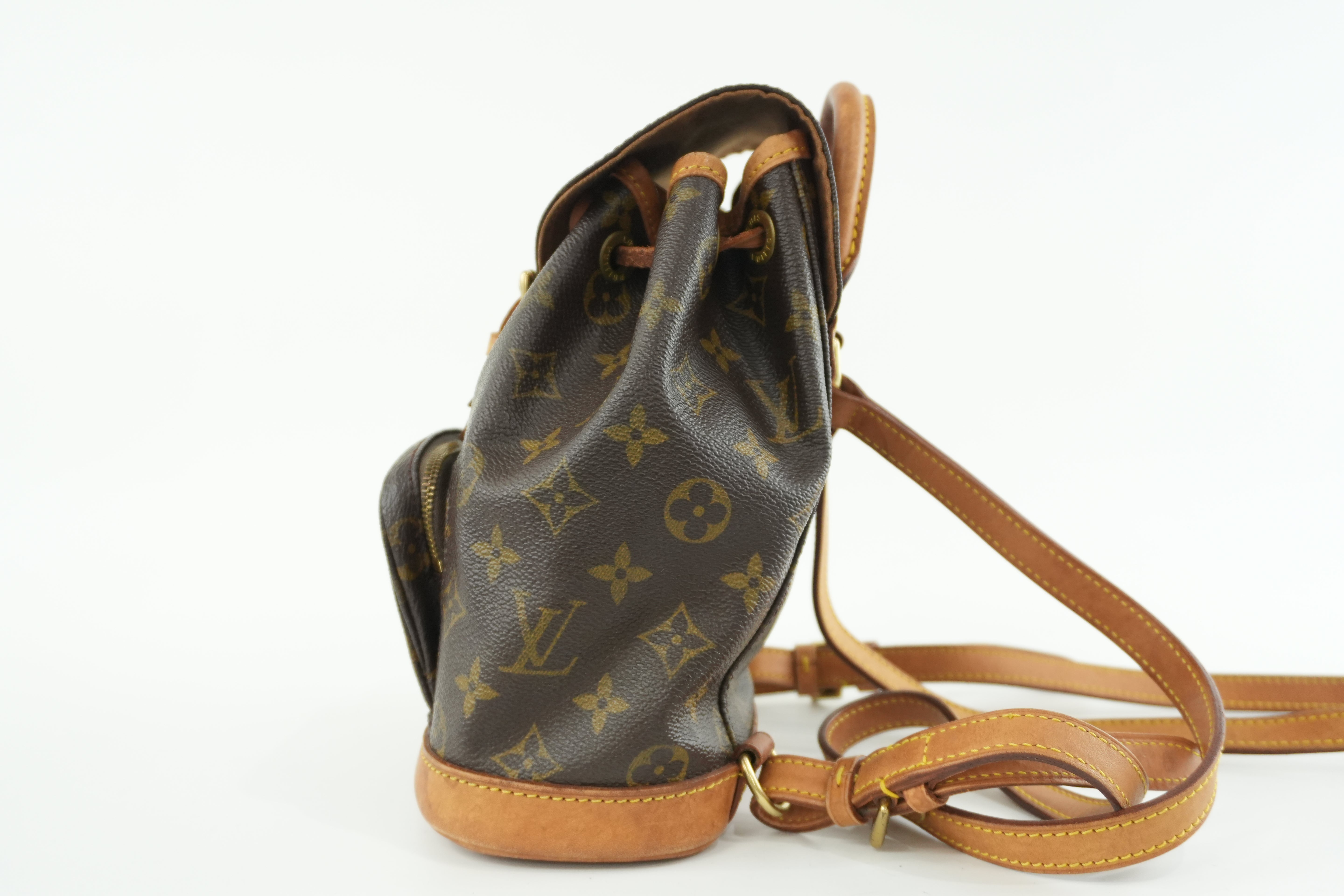 Louis Vuitton Monogram Mini Montsouris Backpack Used