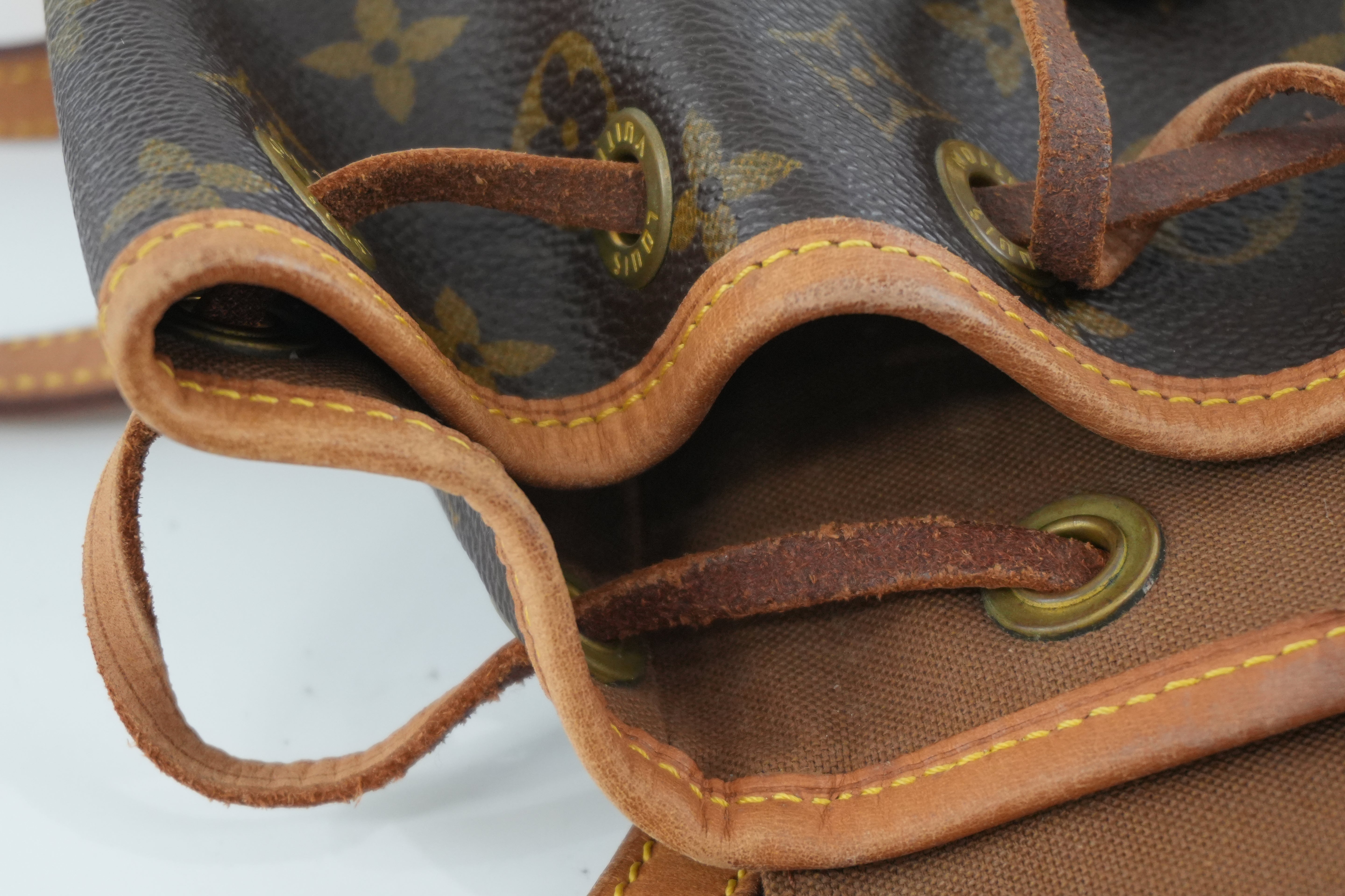 Louis Vuitton Monogram Mini Montsouris Backpack Used