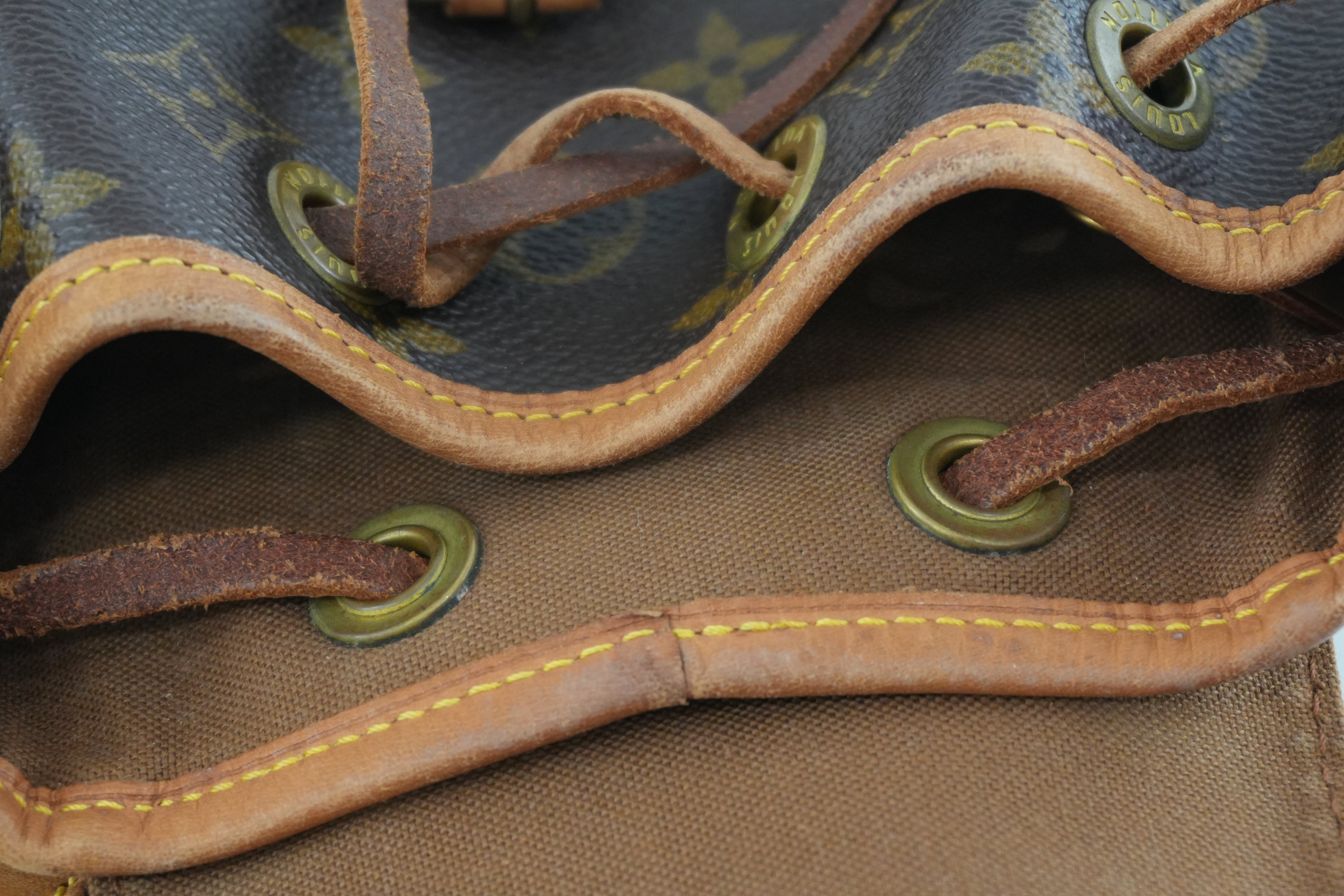 Louis Vuitton Monogram Mini Montsouris Backpack Used