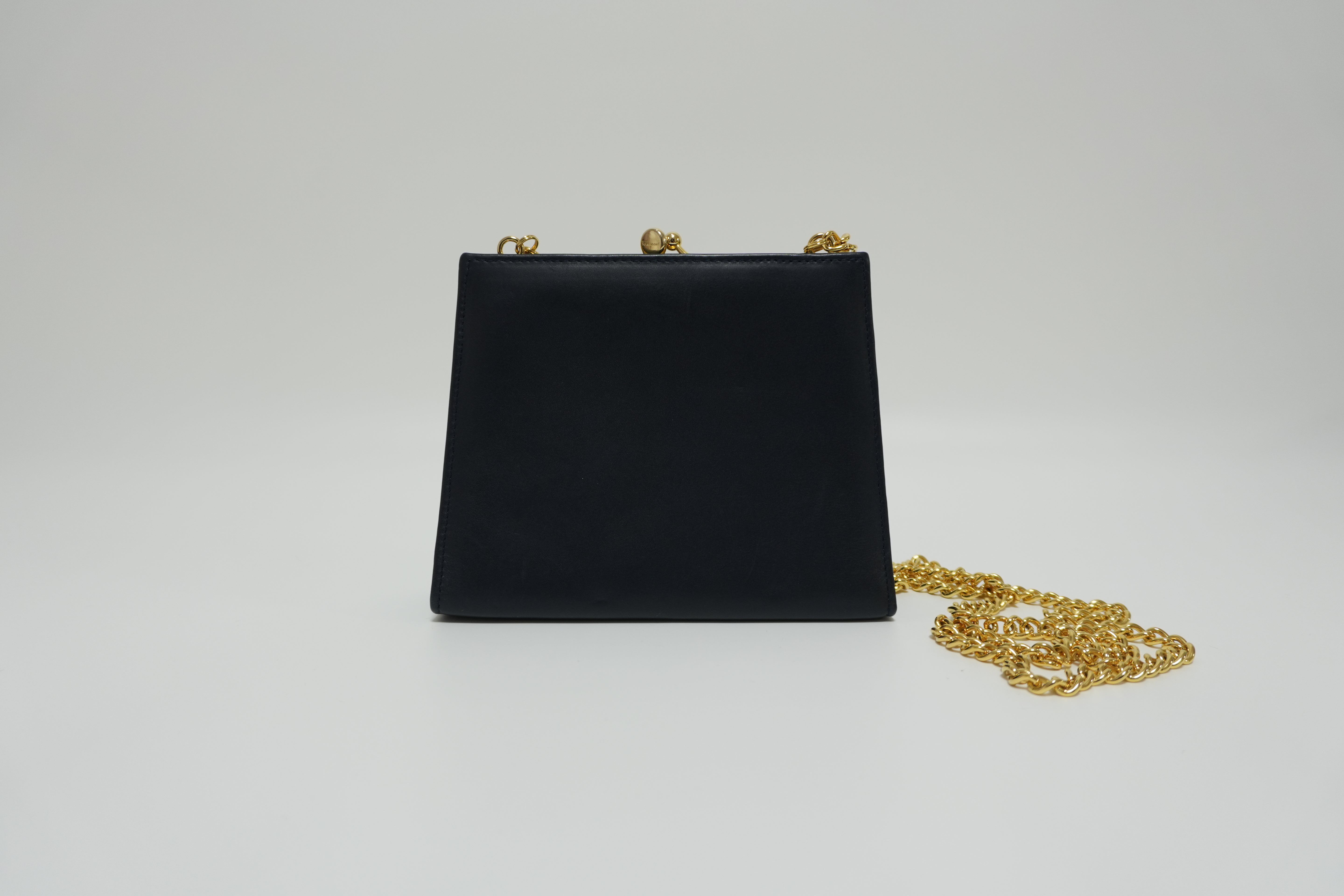 Ferragamo Mini Chain Shoulder Bag Used