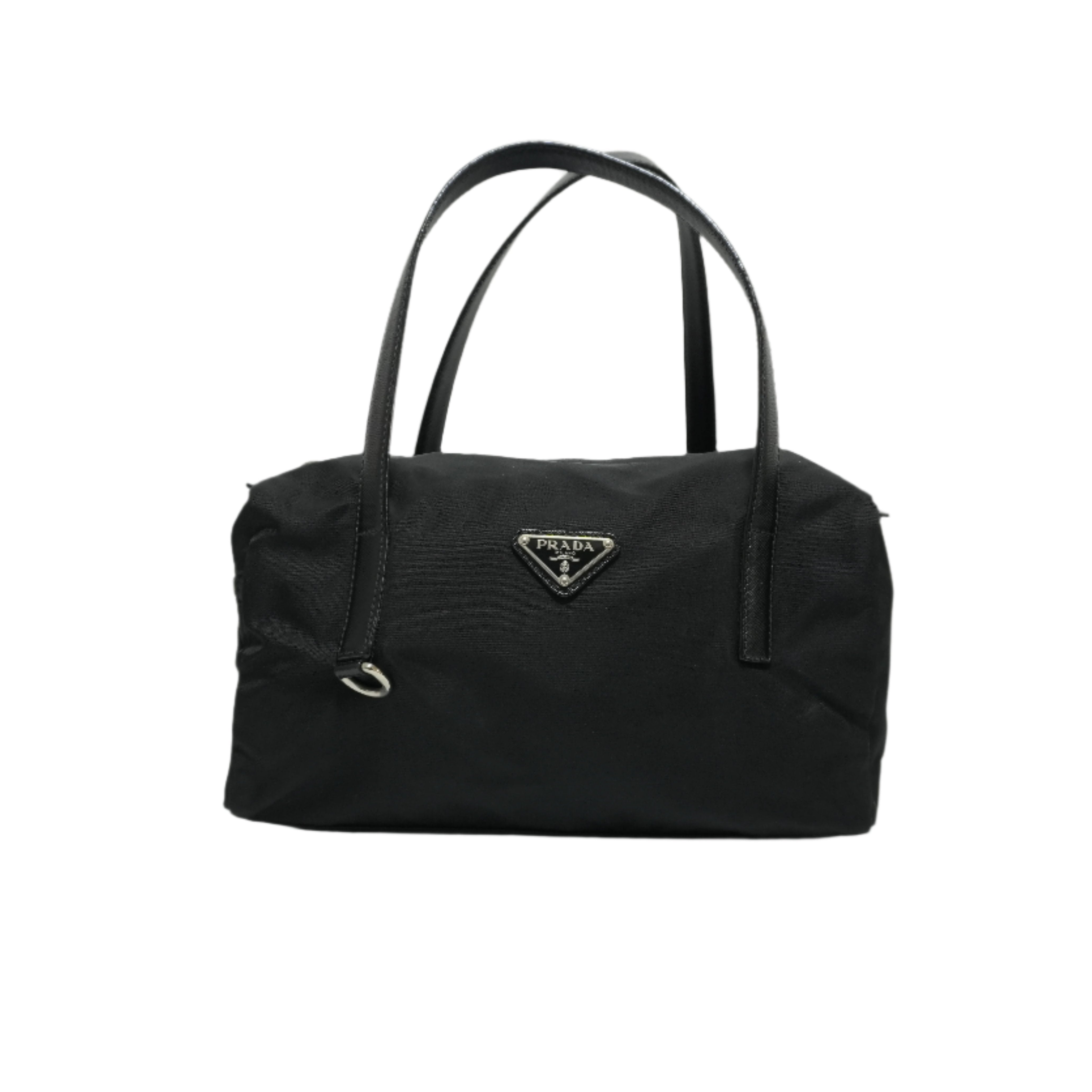 Prada Nylon Pocono Shoulder Bag Black Used