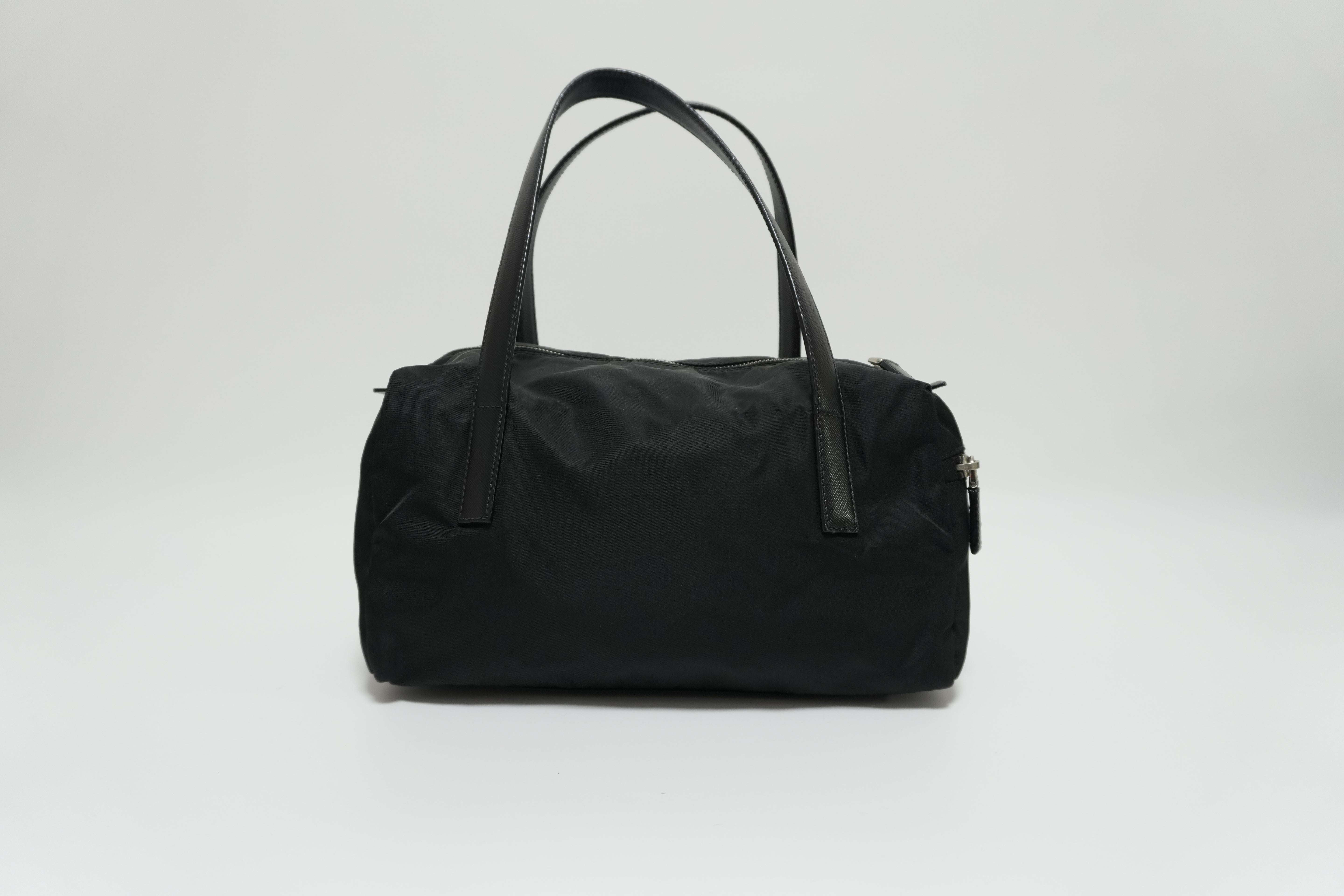 Prada Nylon Pocono Shoulder Bag Black Used