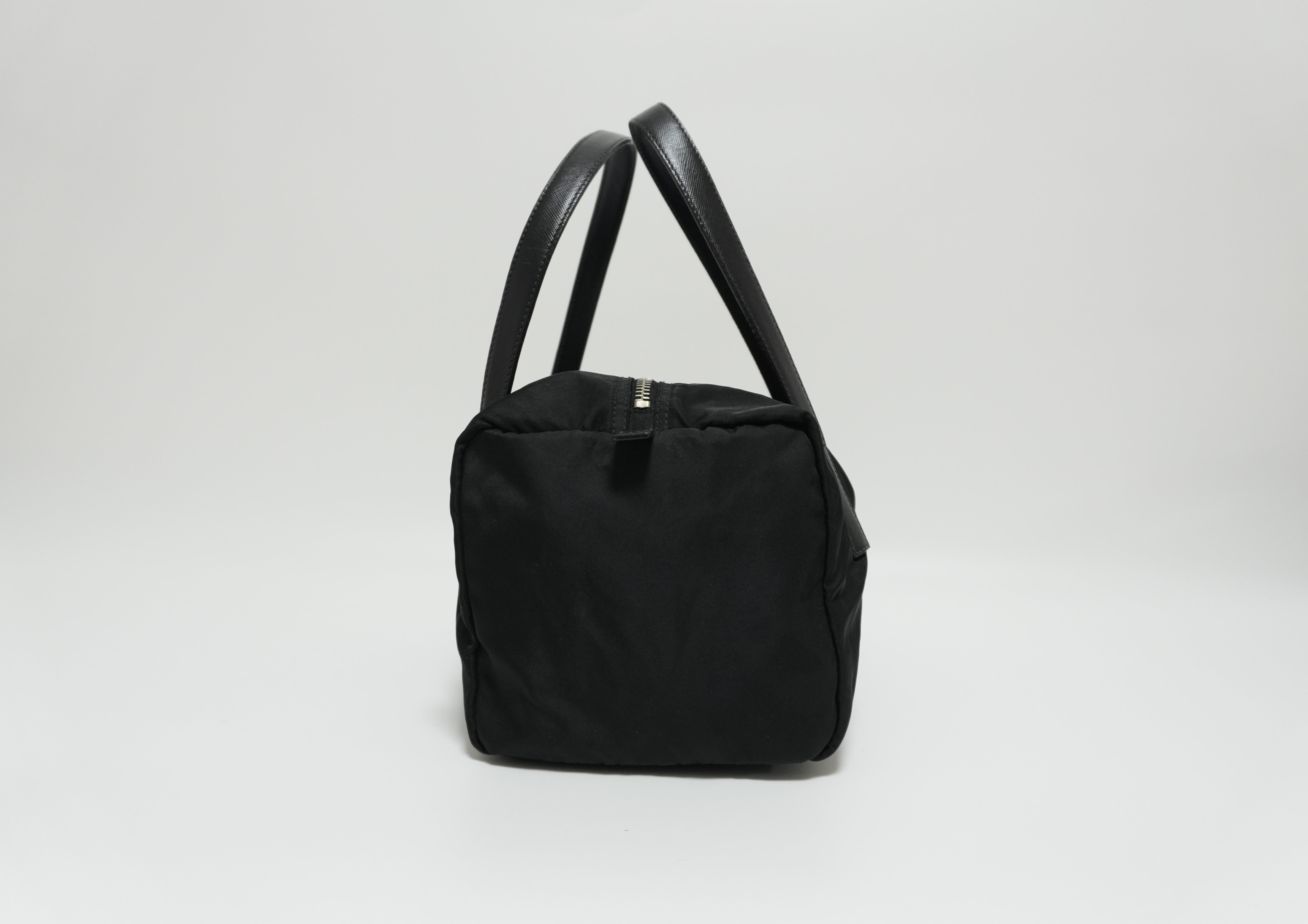 Prada Nylon Pocono Shoulder Bag Black Used