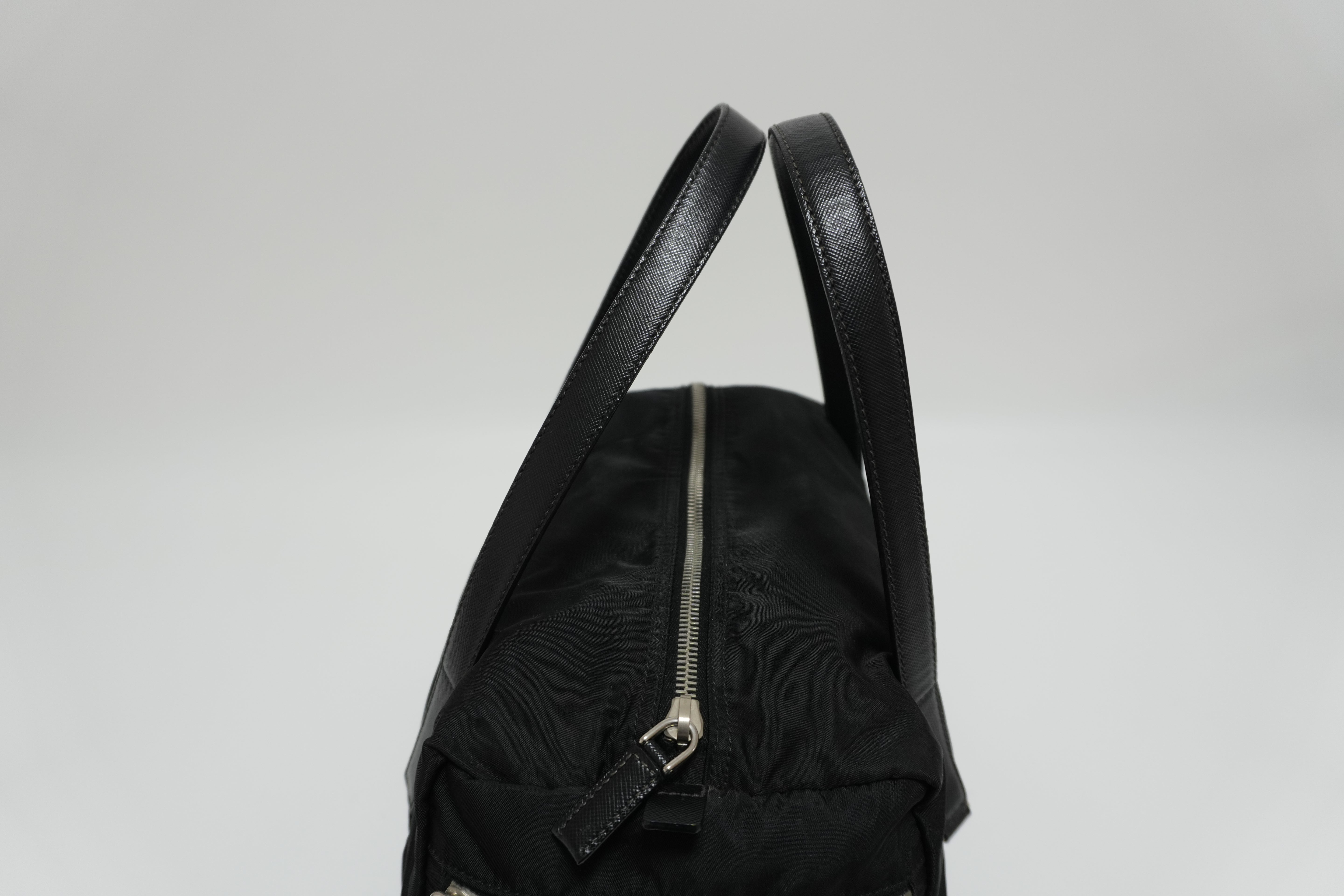 Prada Nylon Pocono Shoulder Bag Black Used