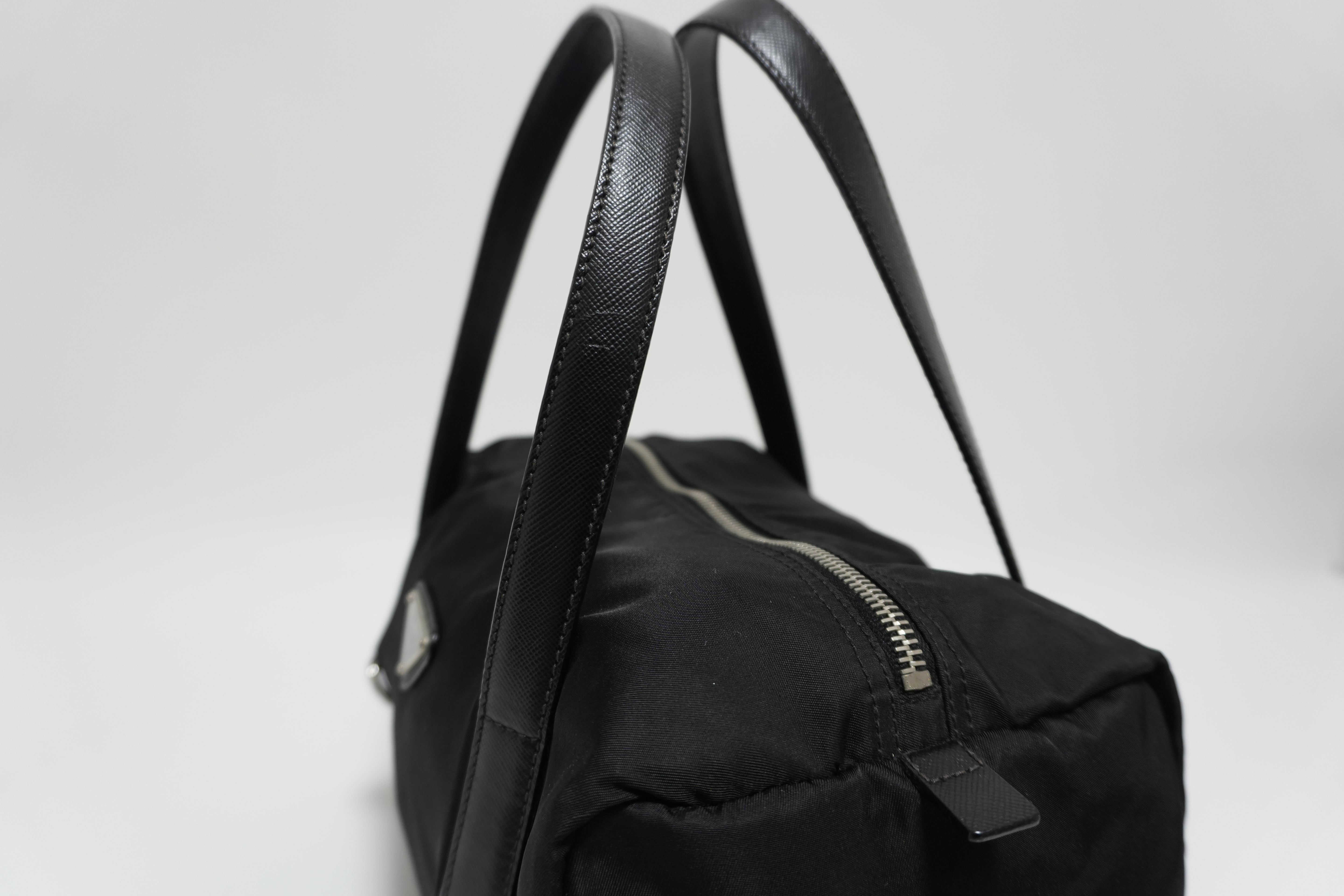 Prada Nylon Pocono Shoulder Bag Black Used