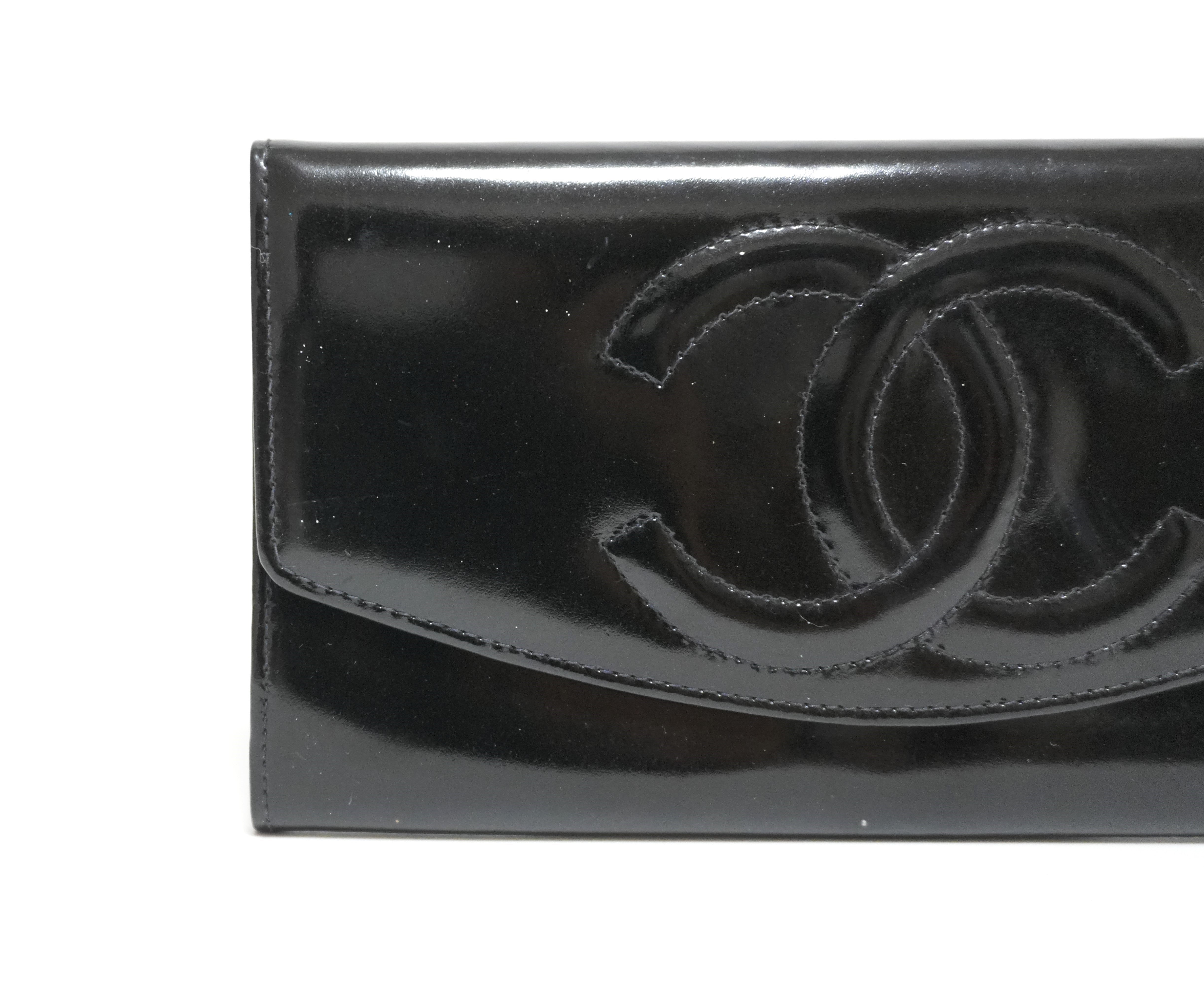 Chanel Patent Wallet Used