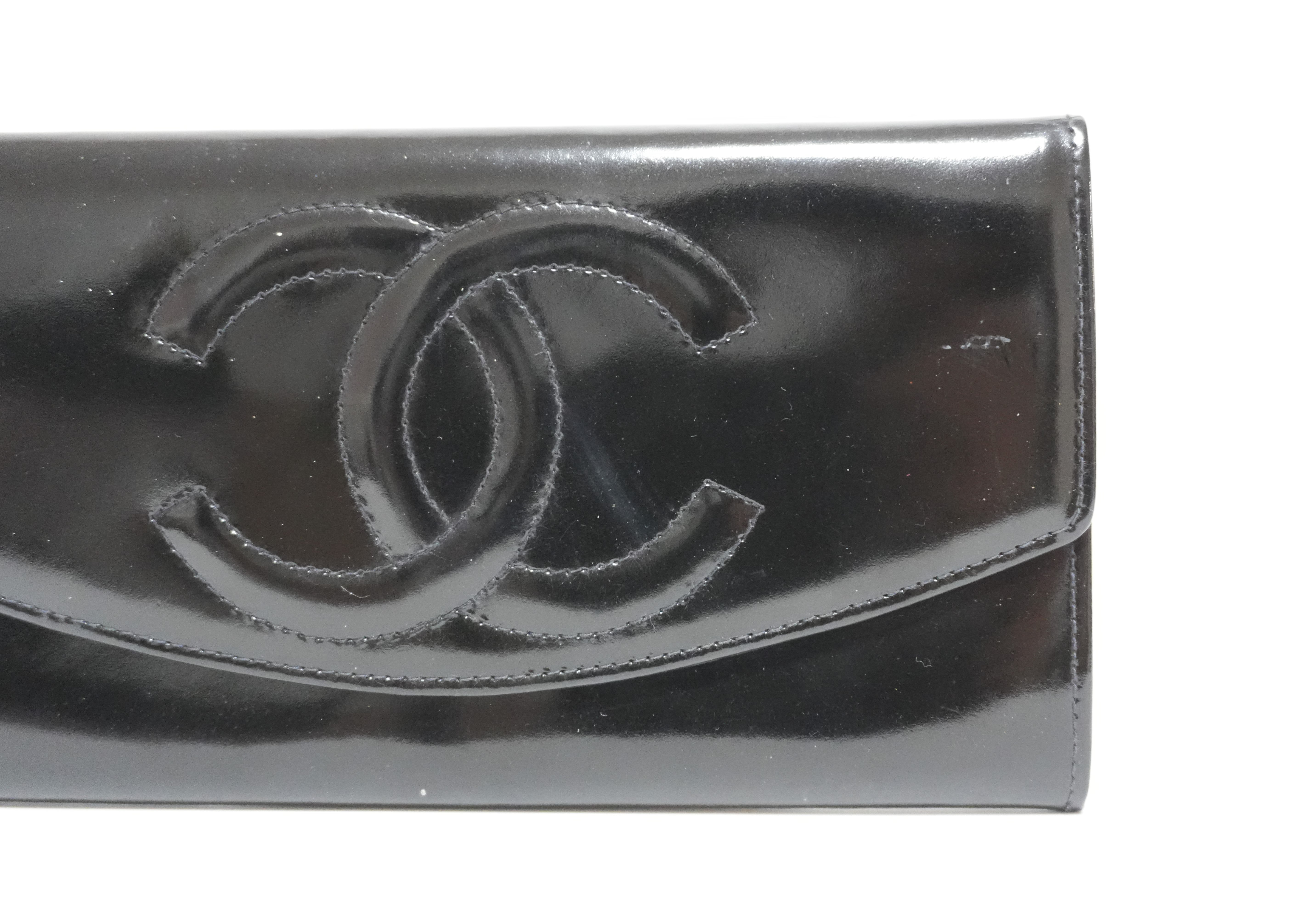 Chanel Patent Wallet Used