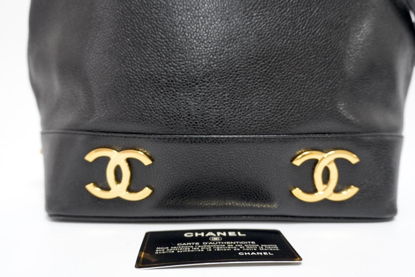 Chanel Triple CC Bucket Shoulder Bag Used