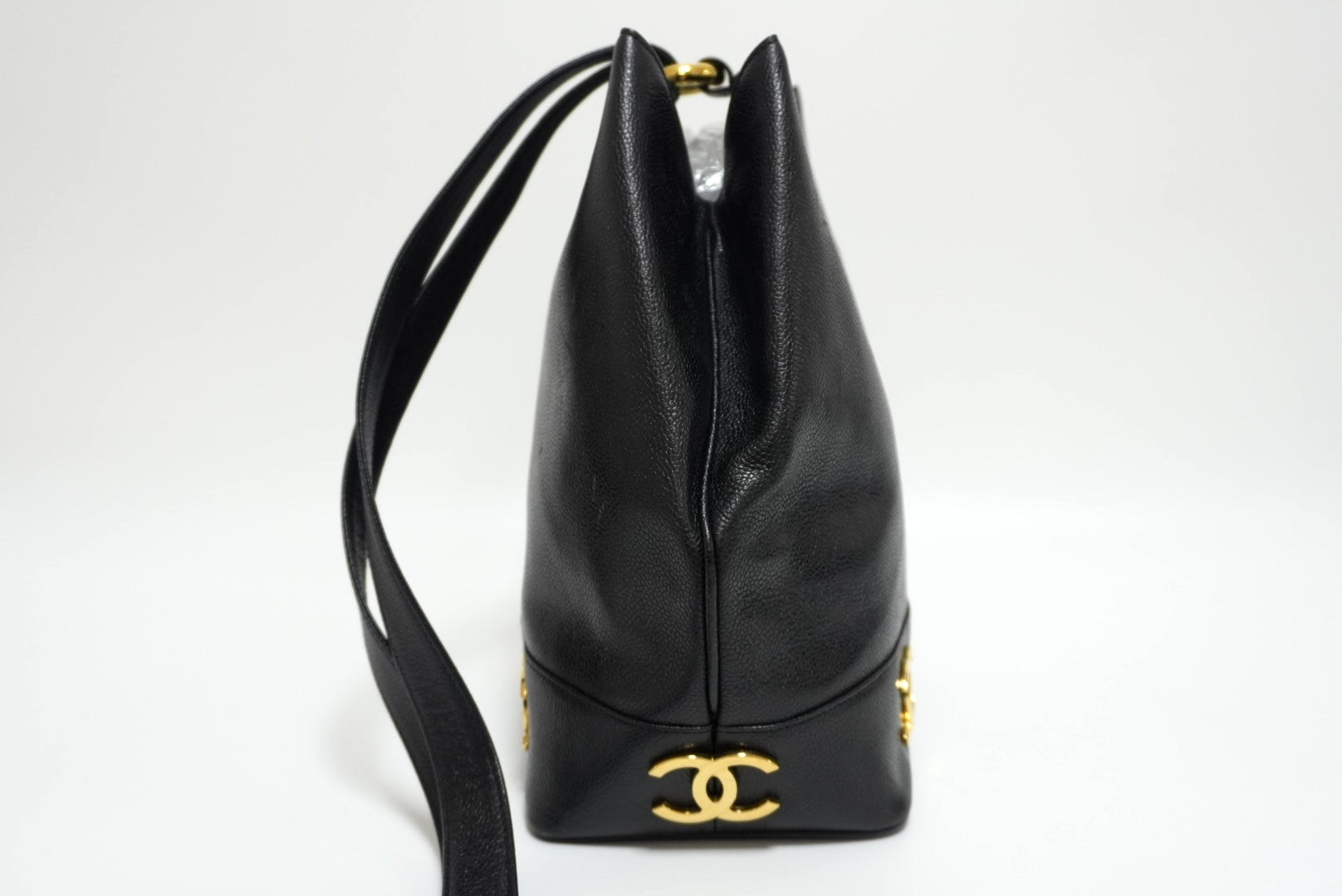 Chanel Triple CC Bucket Shoulder Bag Used