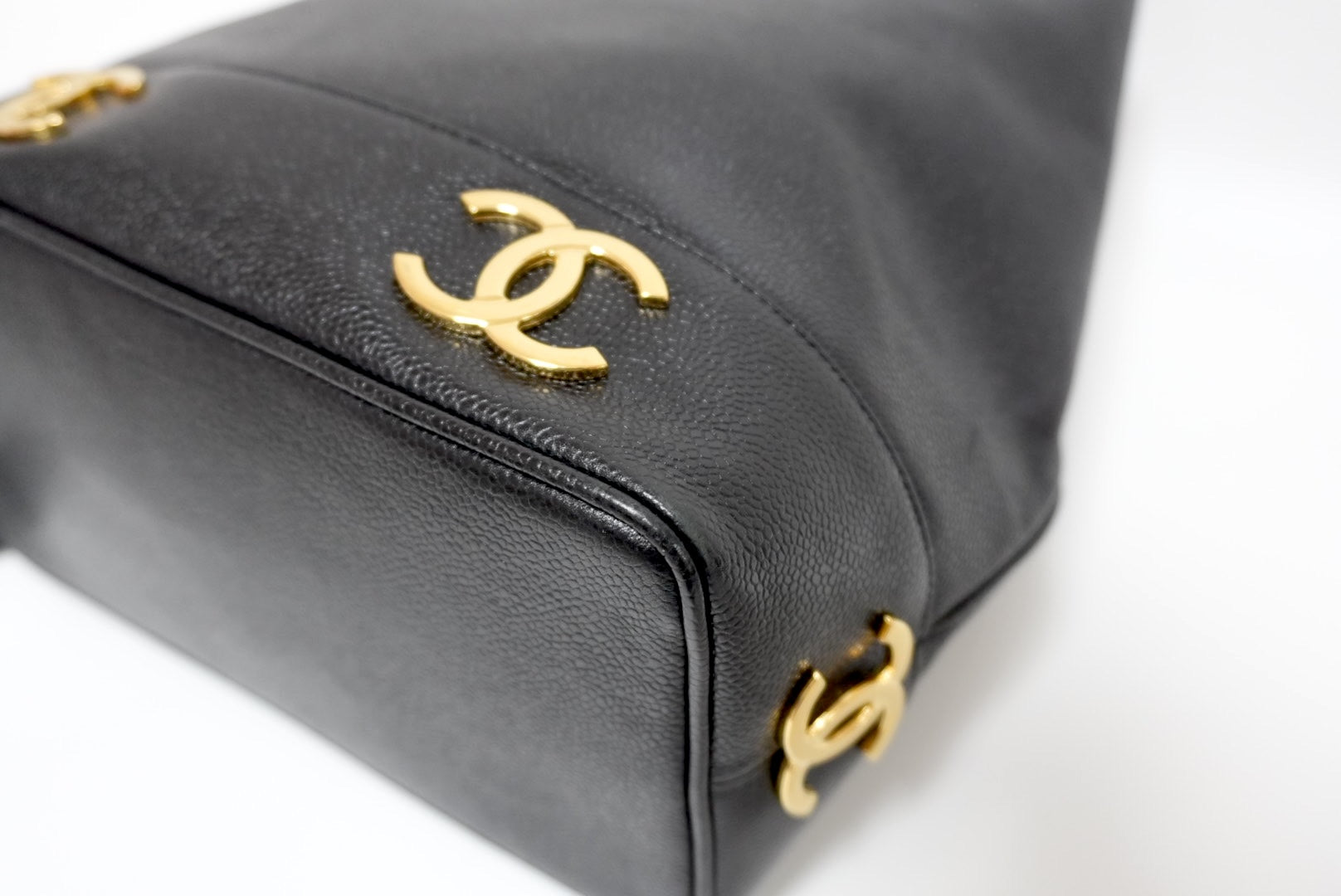 Chanel Triple CC Bucket Shoulder Bag Used