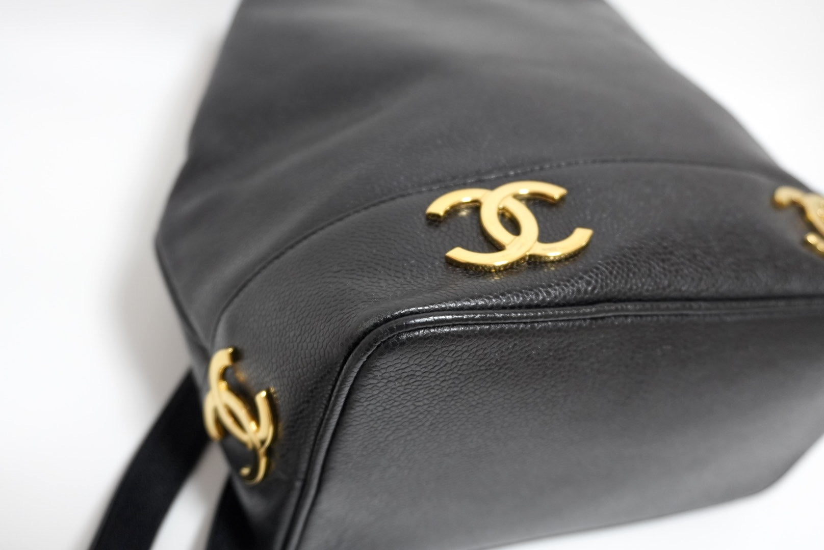 Chanel Triple CC Bucket Shoulder Bag Used