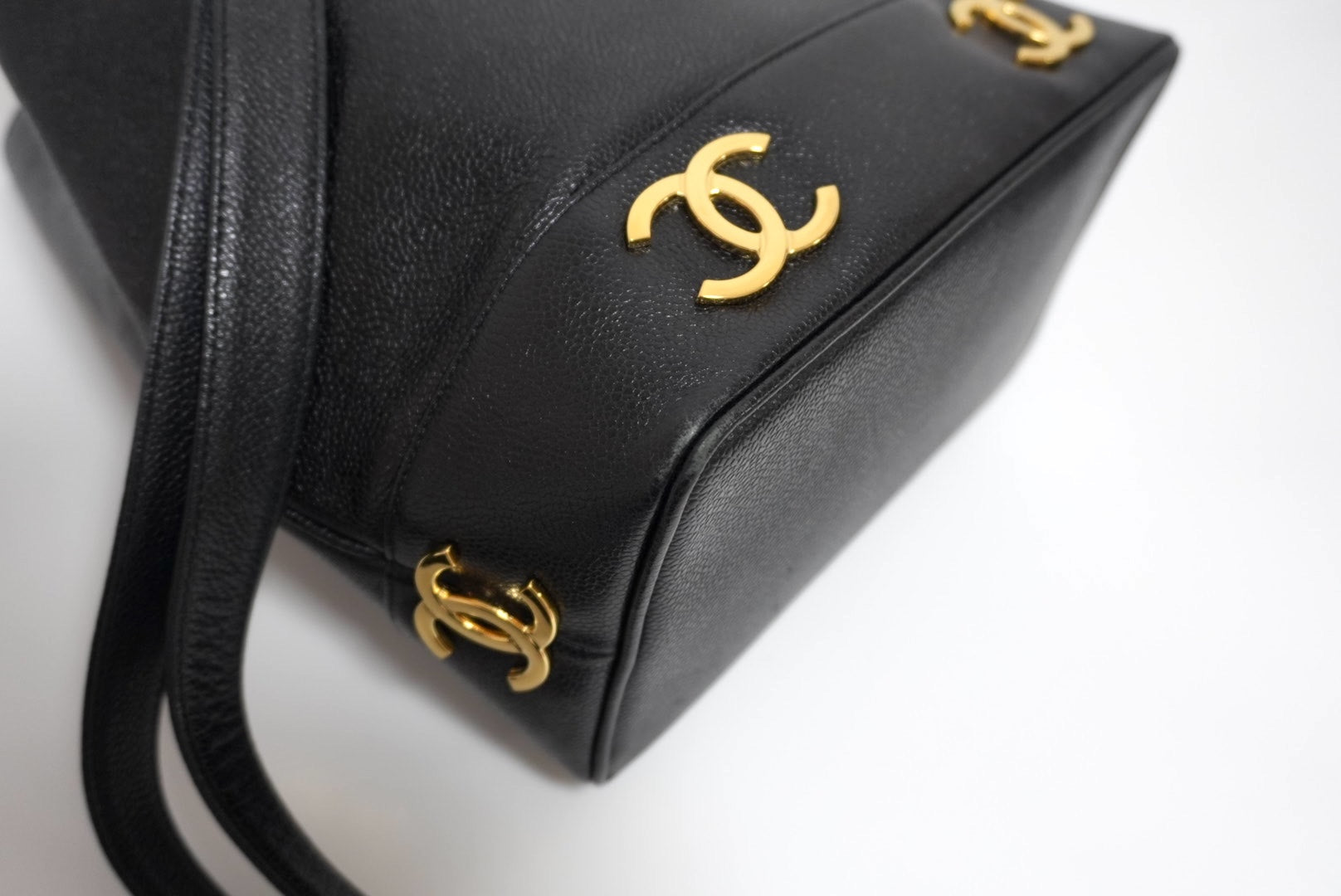 Chanel Triple CC Bucket Shoulder Bag Used