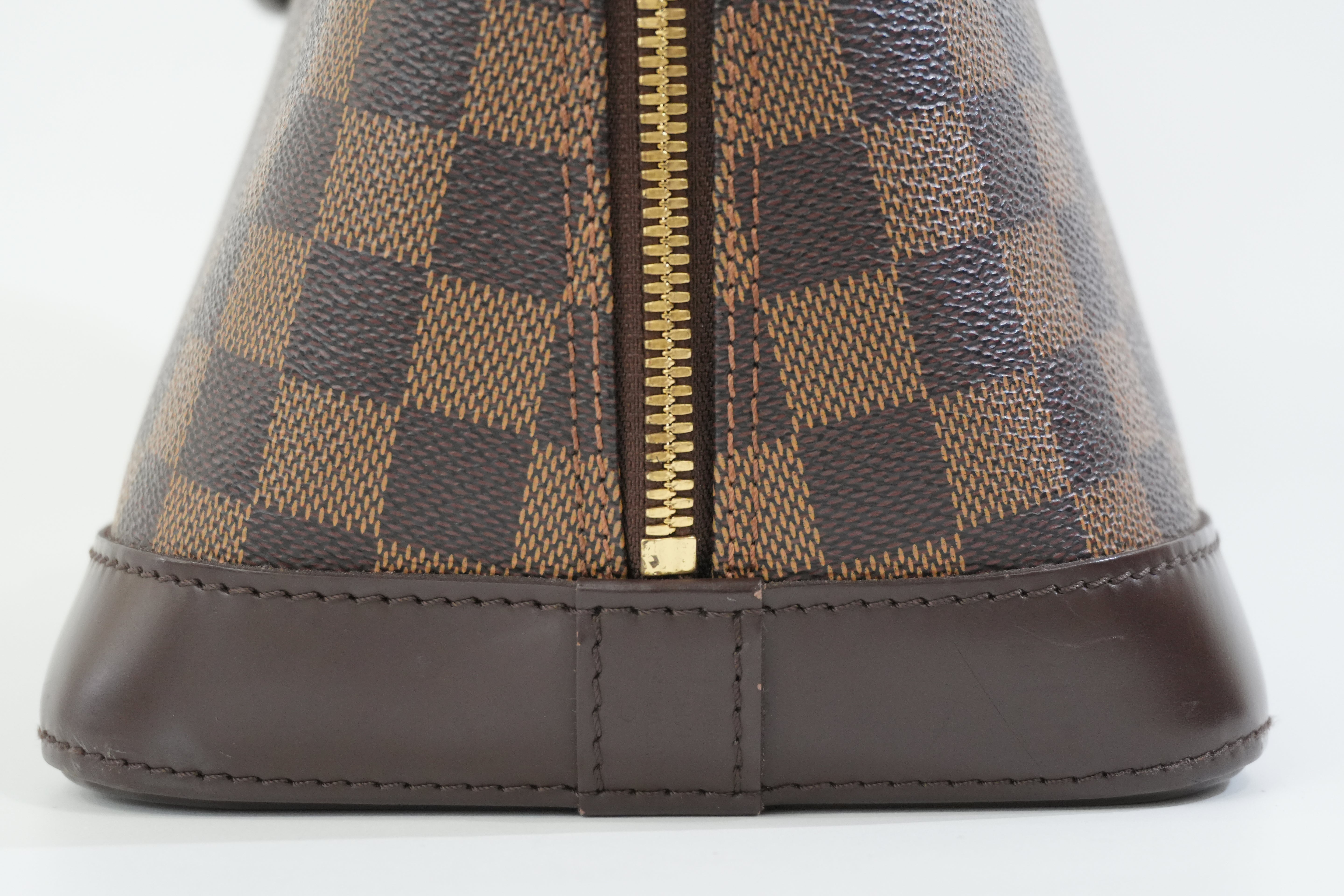 Pre-owned Louis Vuitton Damier Ebene Alma Handbag Used