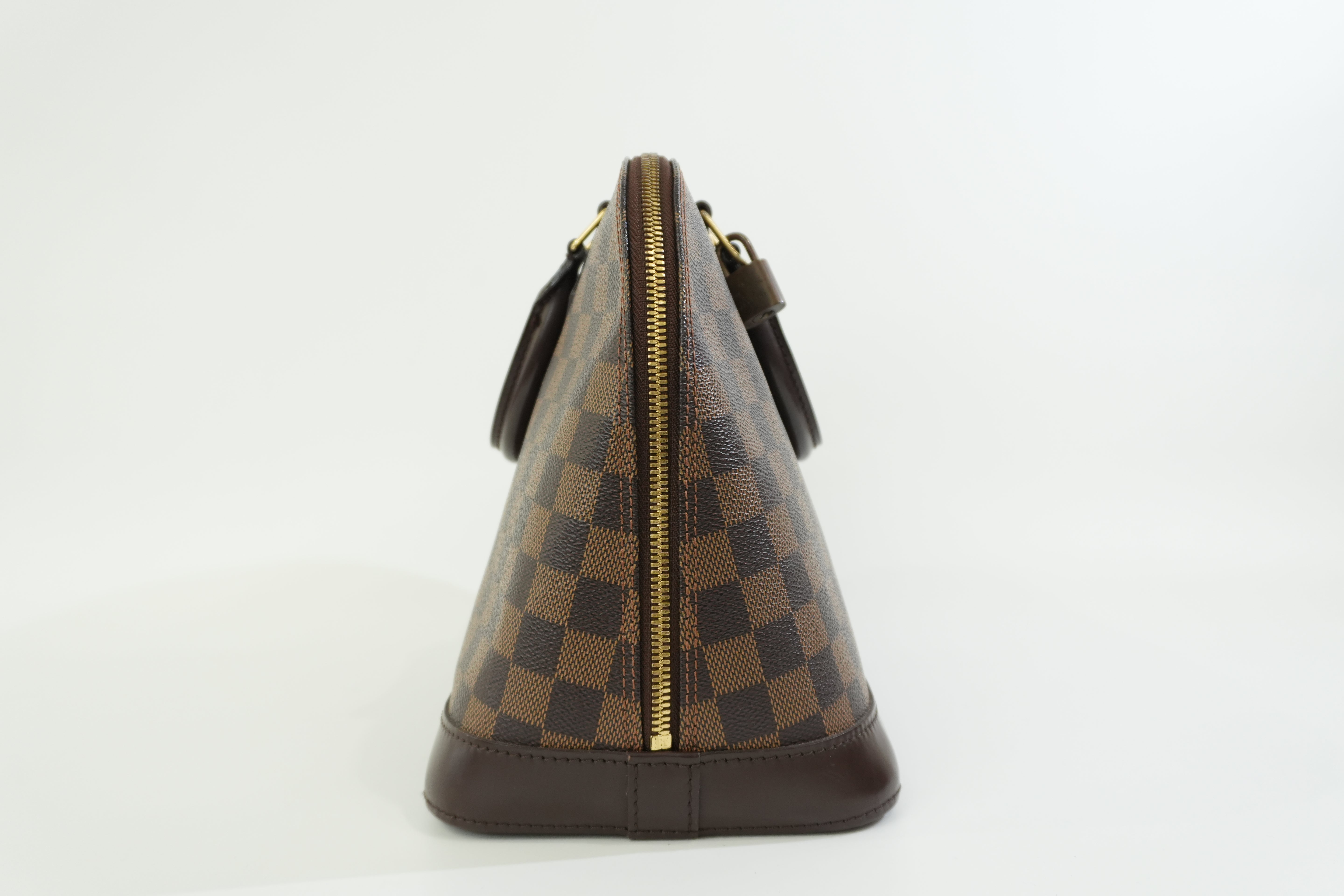 Pre-owned Louis Vuitton Damier Ebene Alma Handbag Used