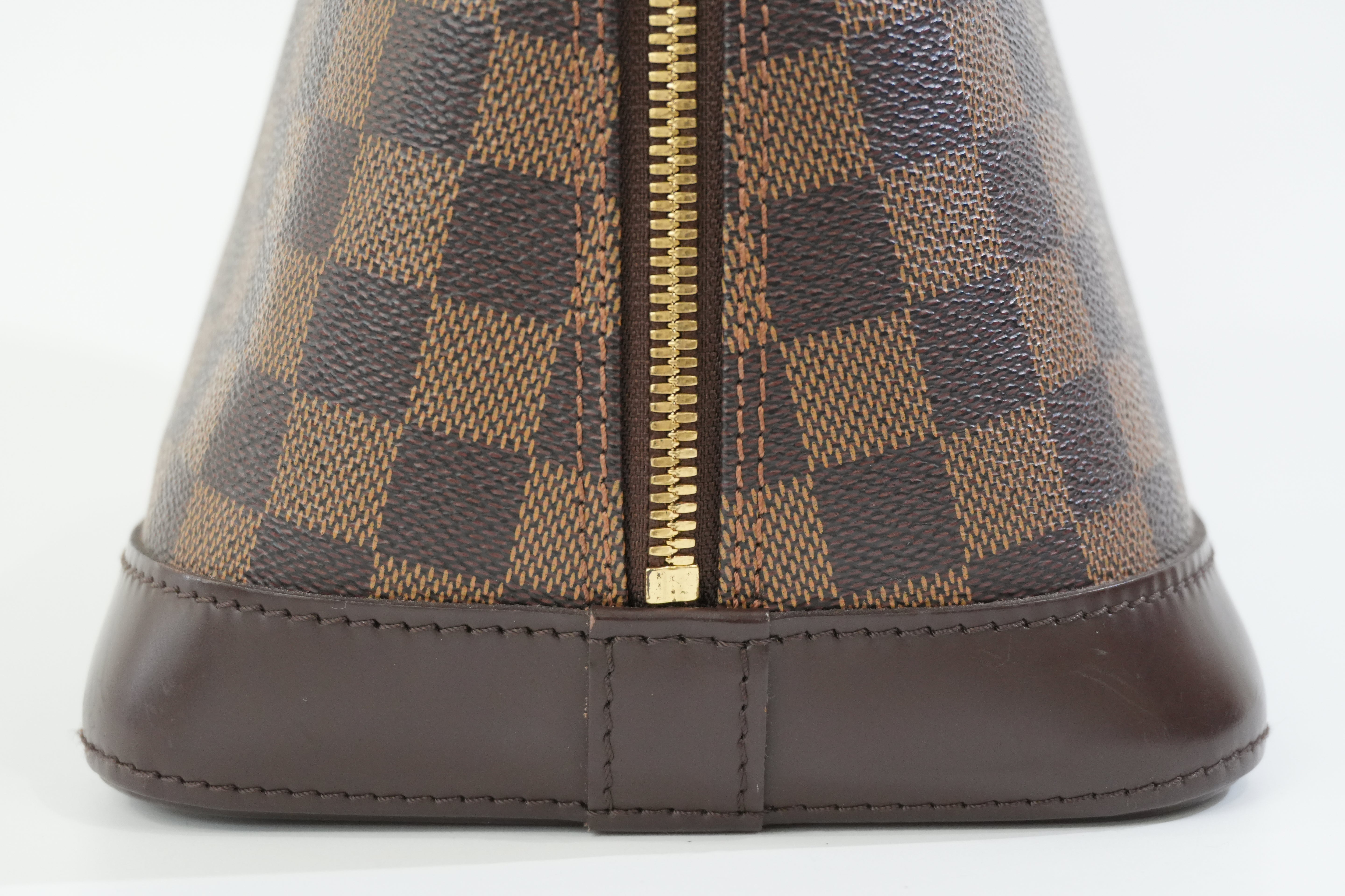 Pre-owned Louis Vuitton Damier Ebene Alma Handbag Used