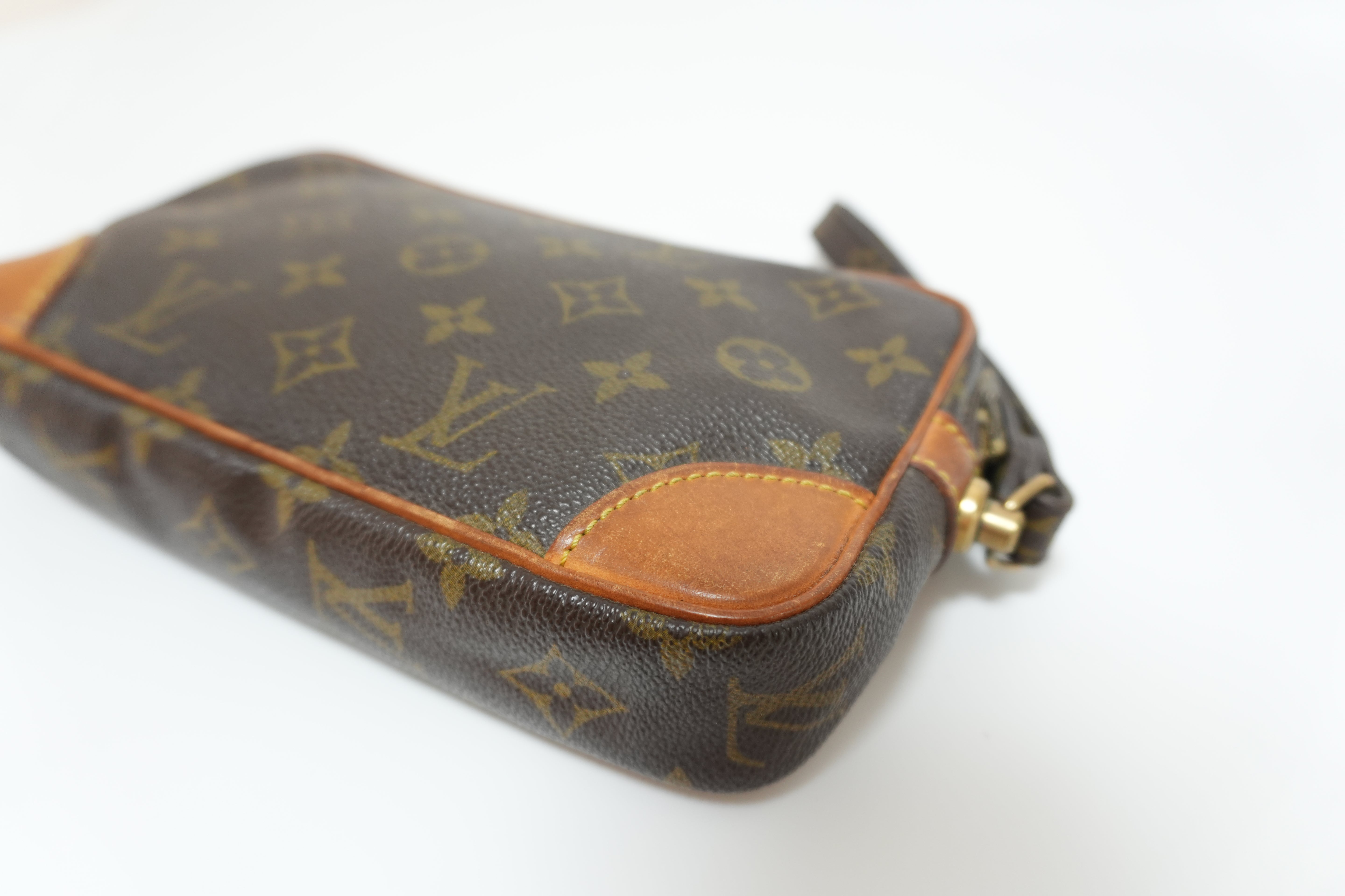 Louis Vuitton Marly Dragonne PM Clutch Brown Used