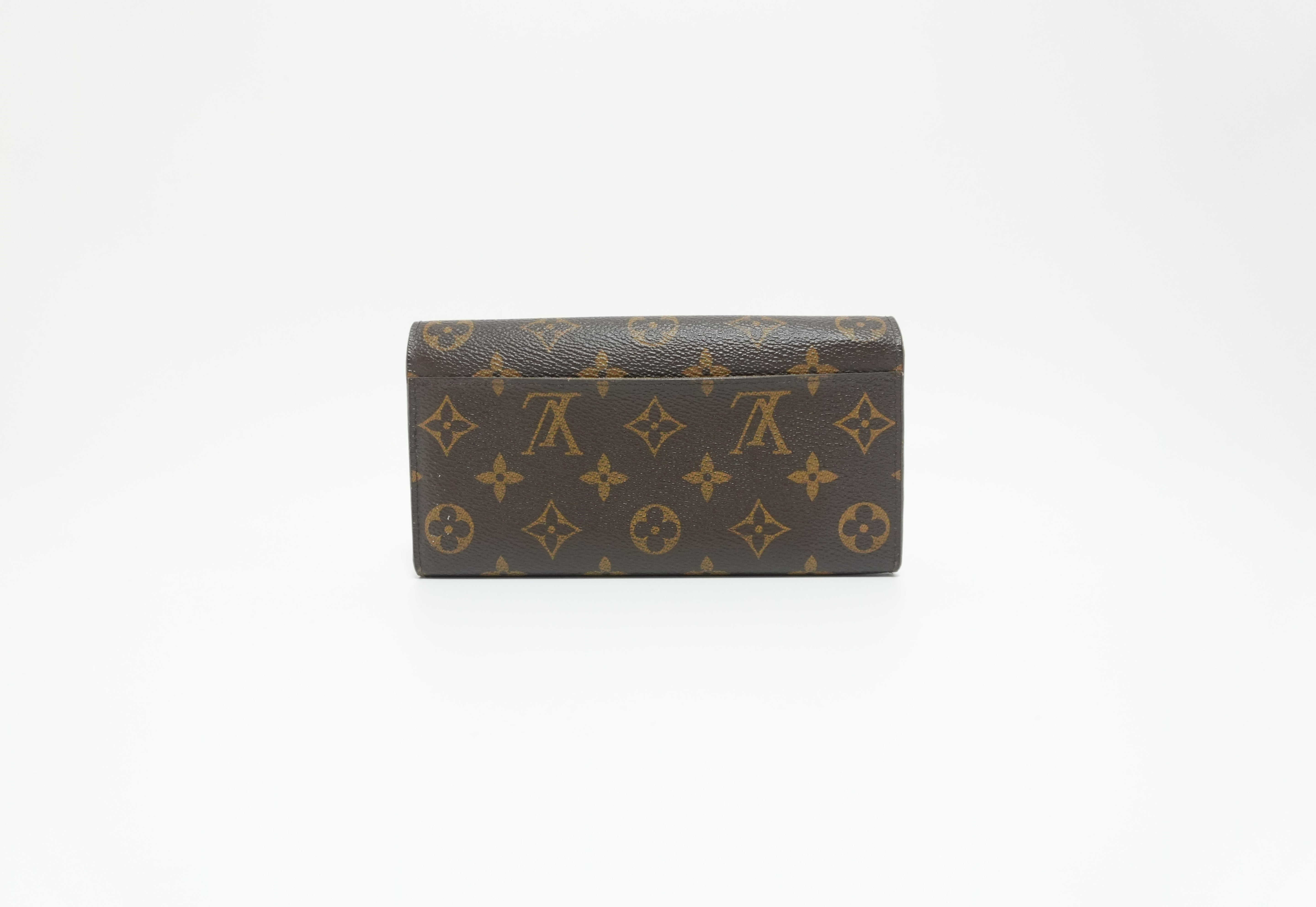 Louis Vuitton Monogram New Model Sarah Wallet Brown Used