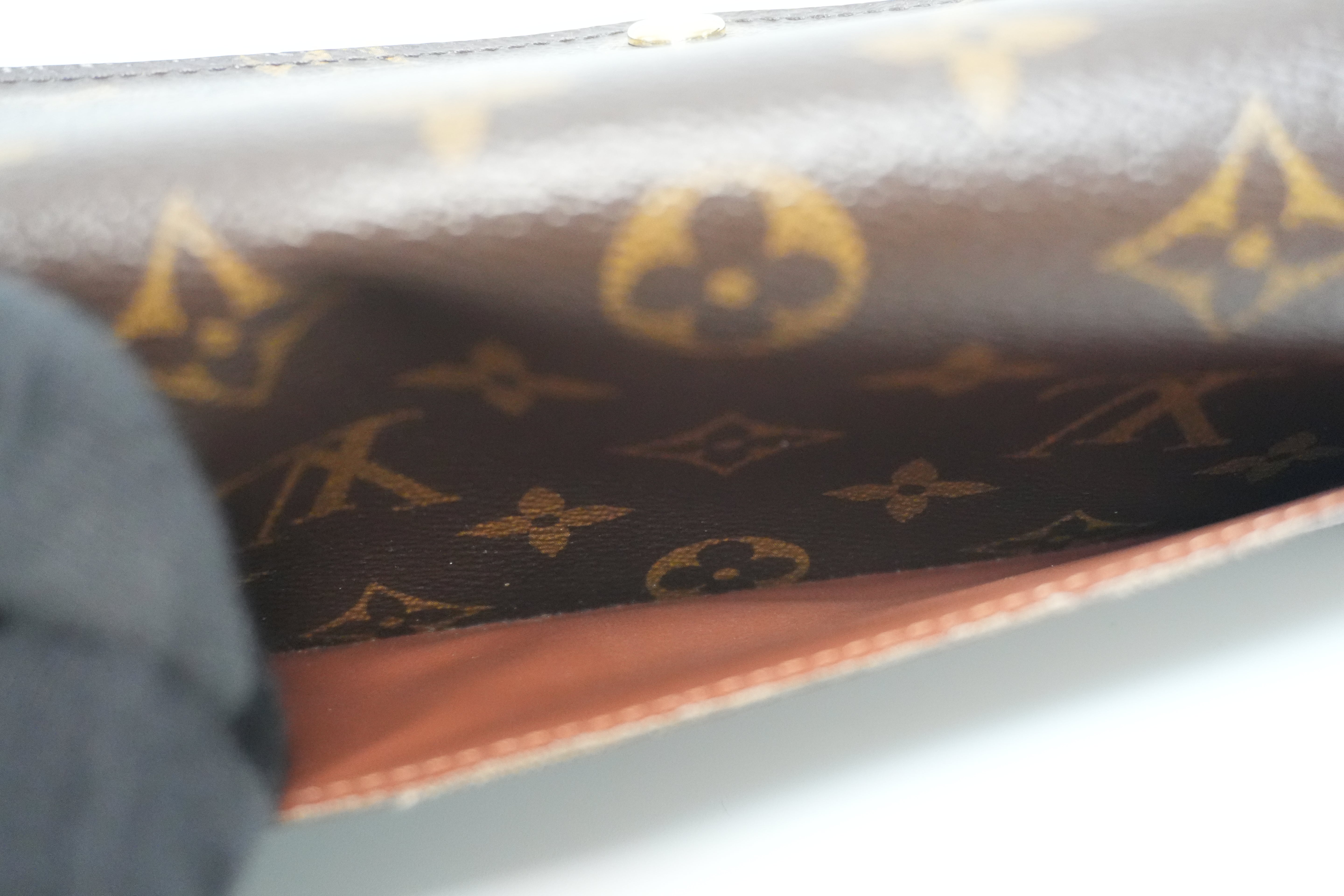 Louis Vuitton Monogram New Model Sarah Wallet Brown Used