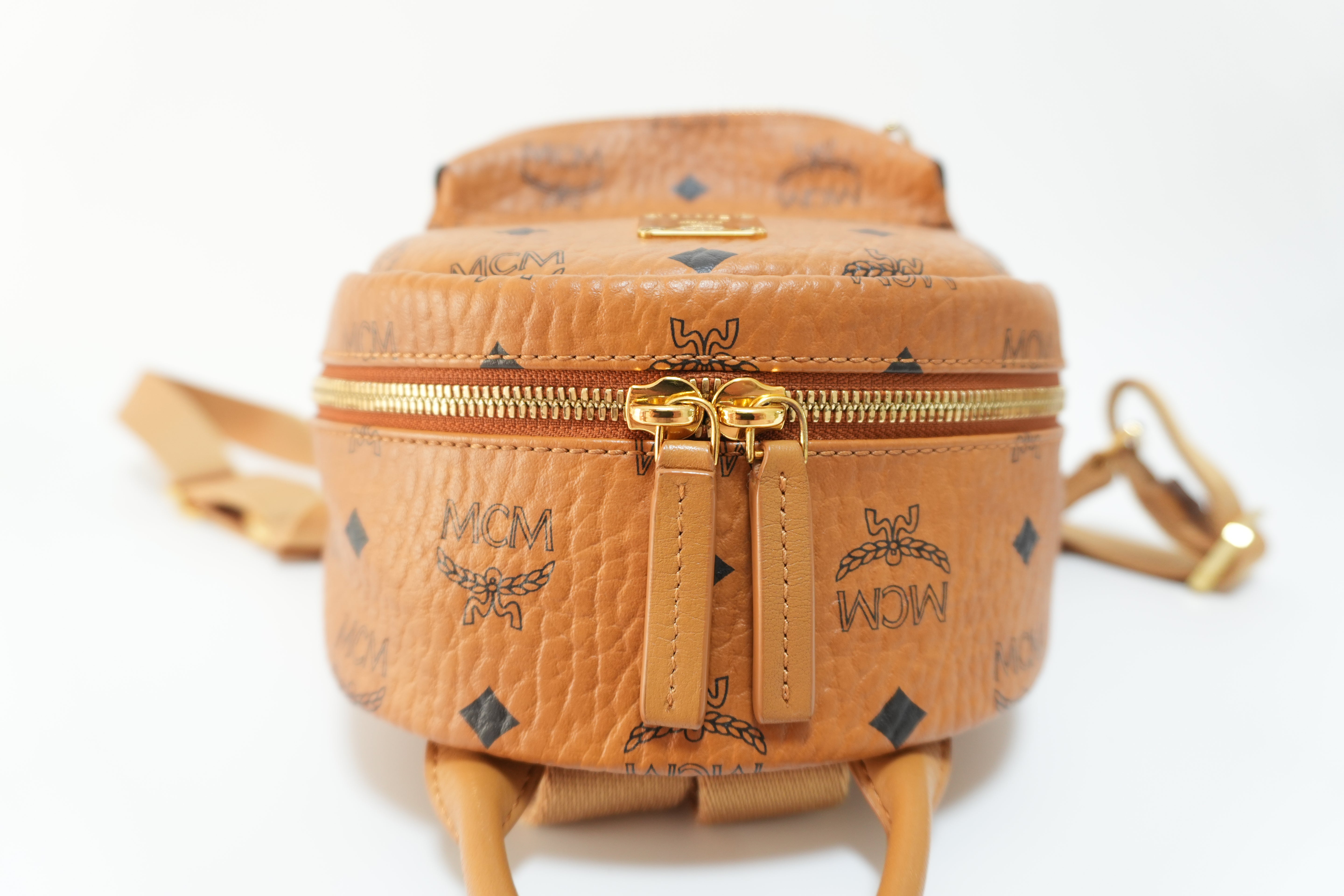 MCM Backpack Cognac Small Used