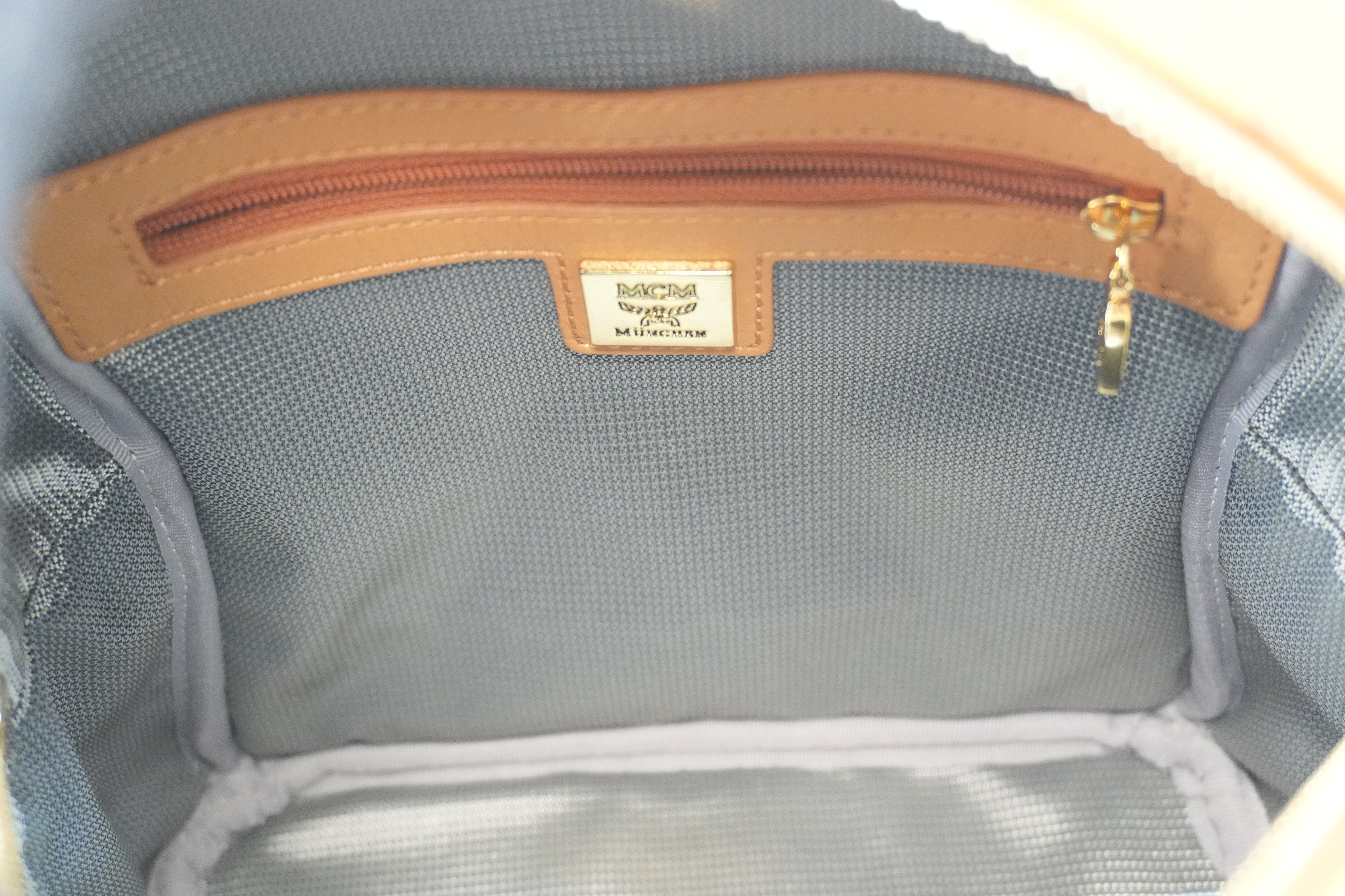 MCM Backpack Cognac Small Used