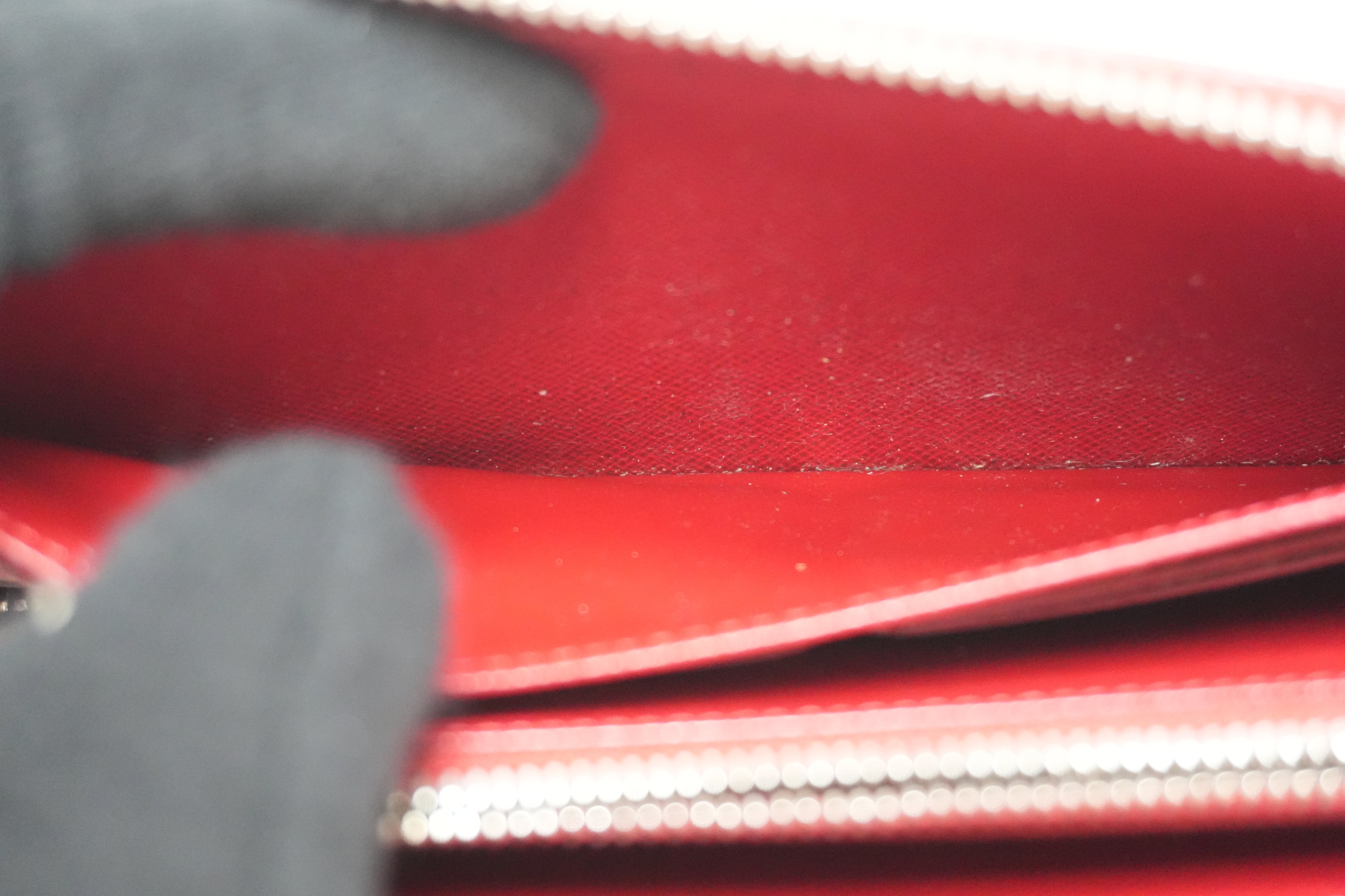 Louis Vuitton Epi Zippy Long Wallet Red Used