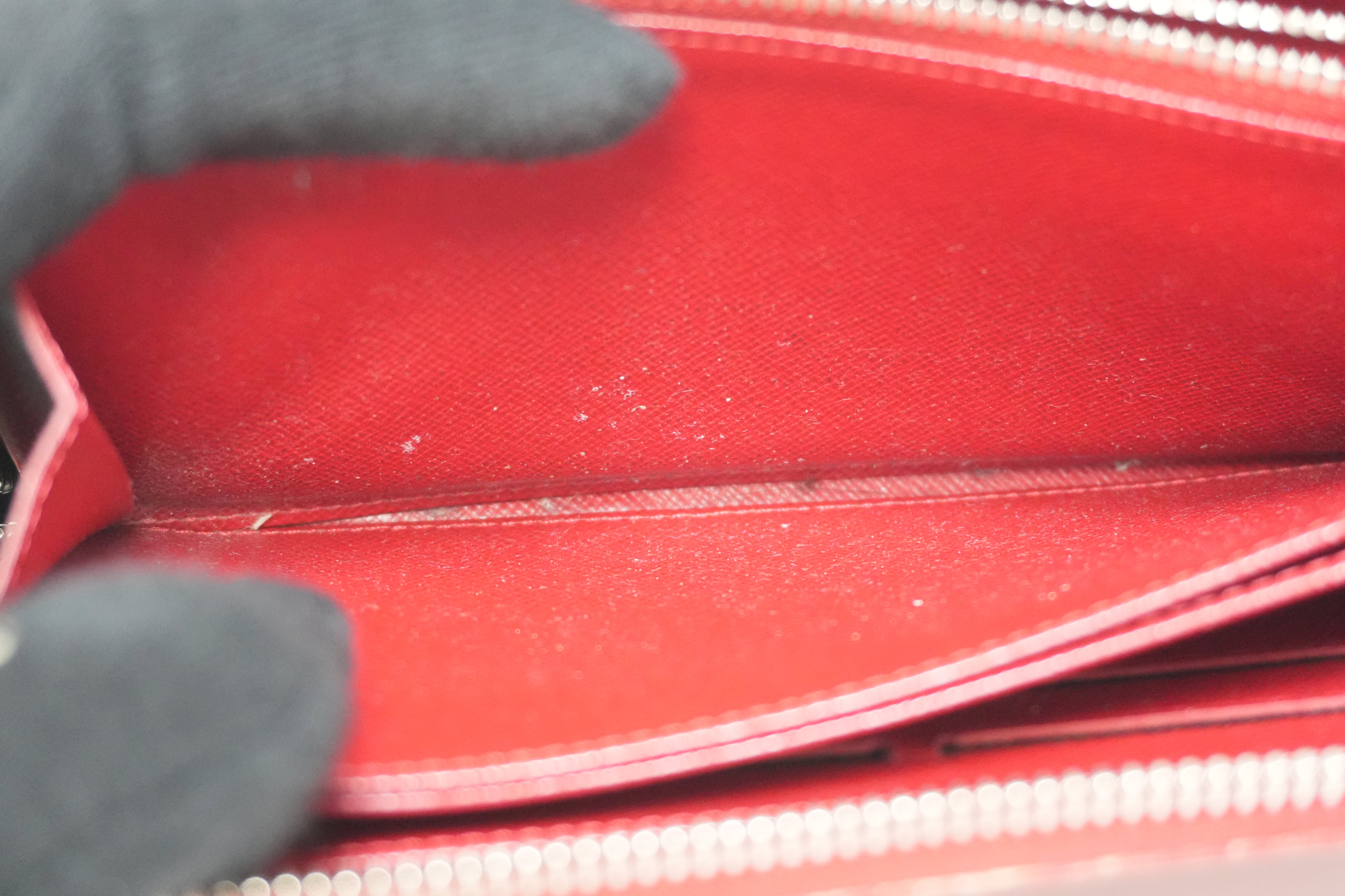 Louis Vuitton Epi Zippy Long Wallet Red Used