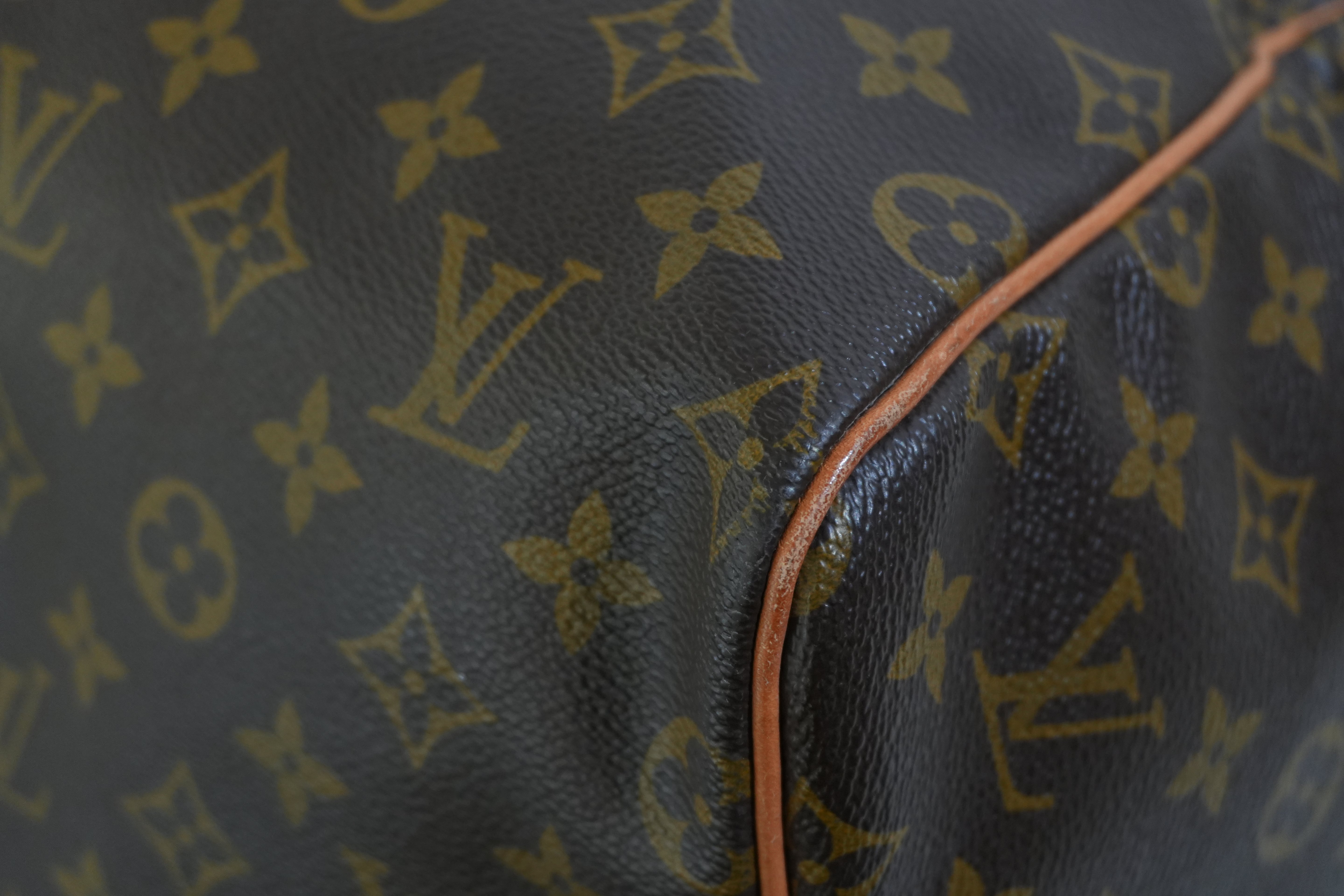 Pre-owned Louis Vuitton Monogram Keepall 55 Travel Bag Used
