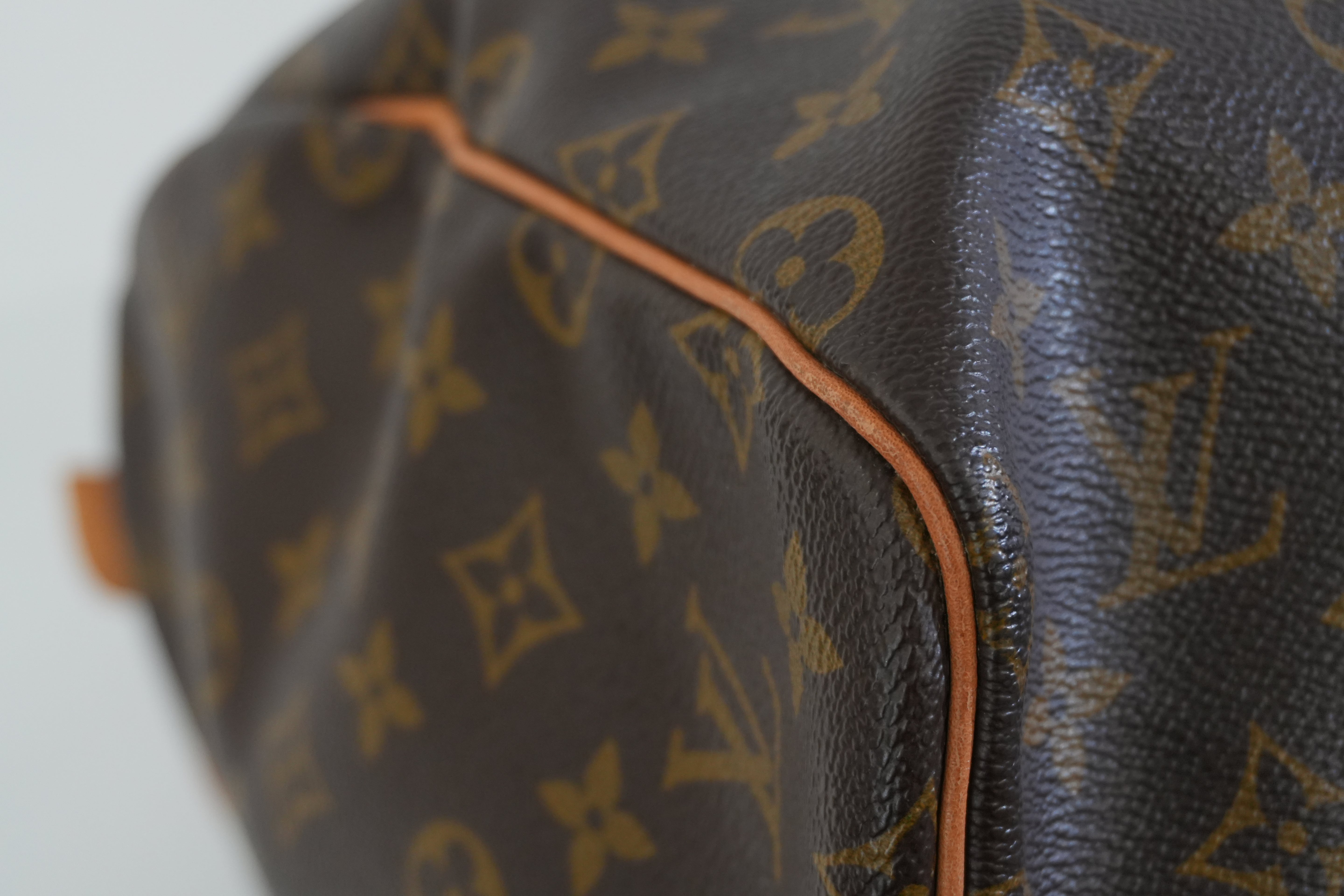 Pre-owned Louis Vuitton Monogram Keepall 55 Travel Bag Used