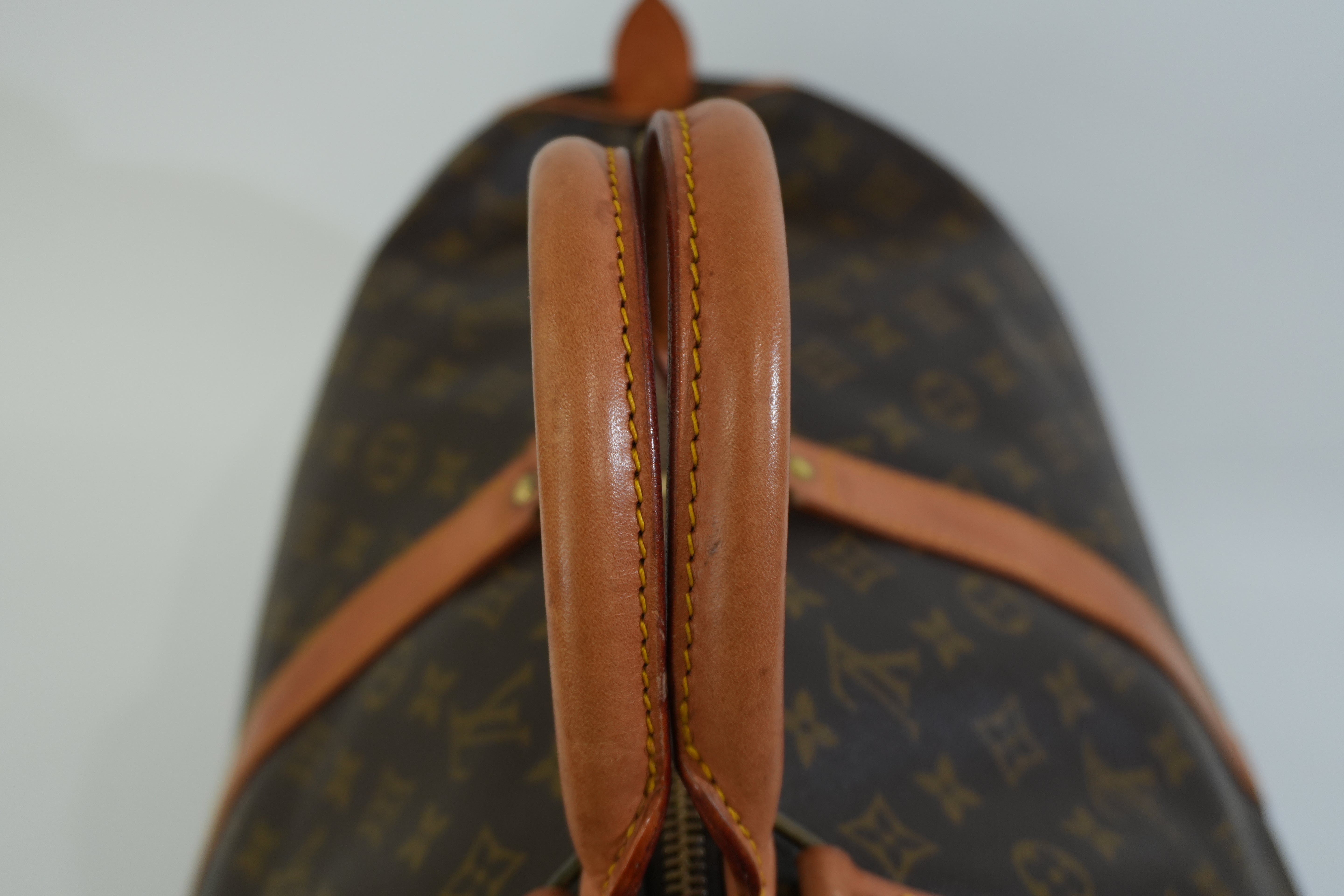 Pre-owned Louis Vuitton Monogram Keepall 55 Travel Bag Used