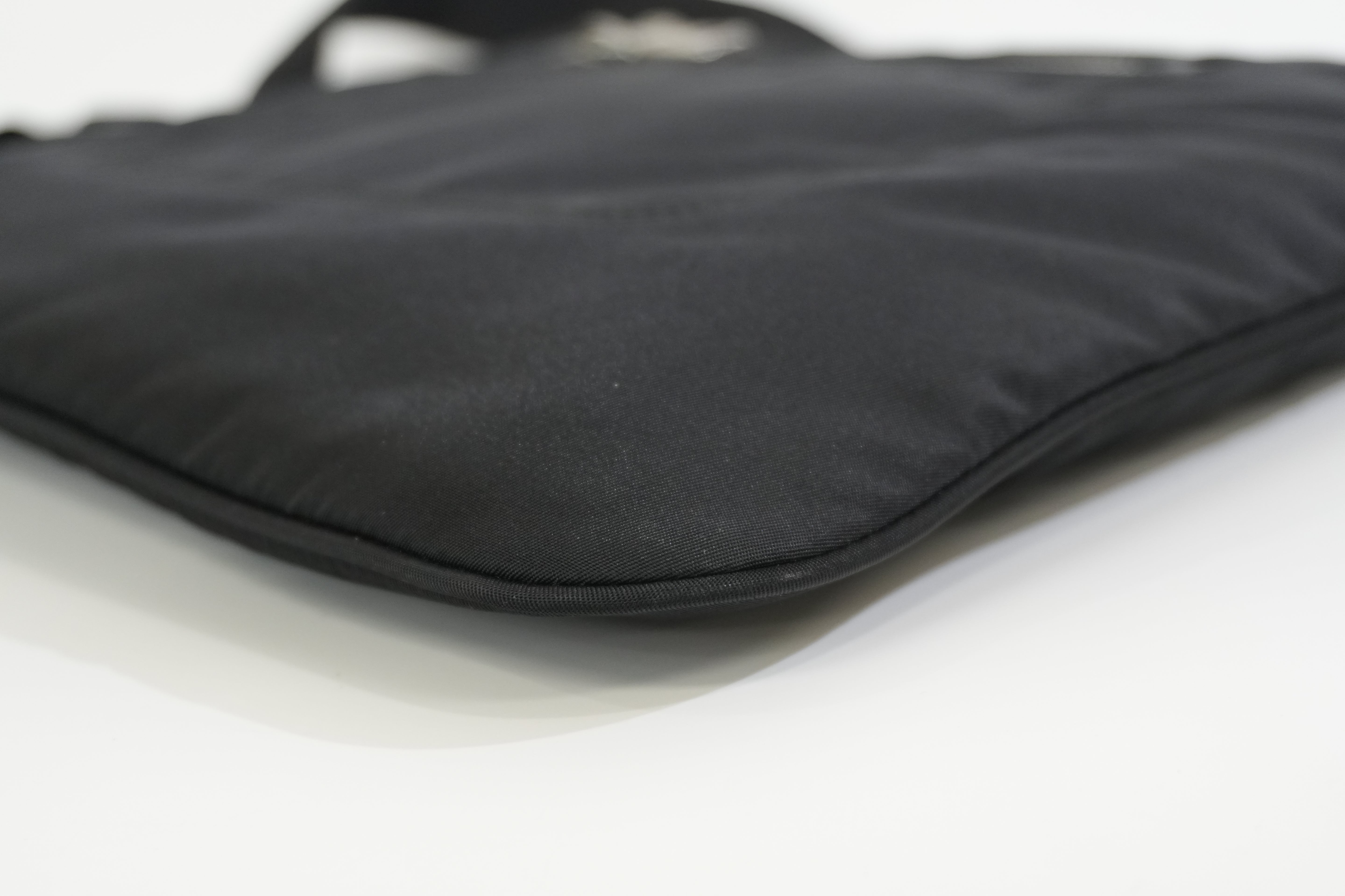 Pre-owned Prada Nylon Crossbody Bag Black Used