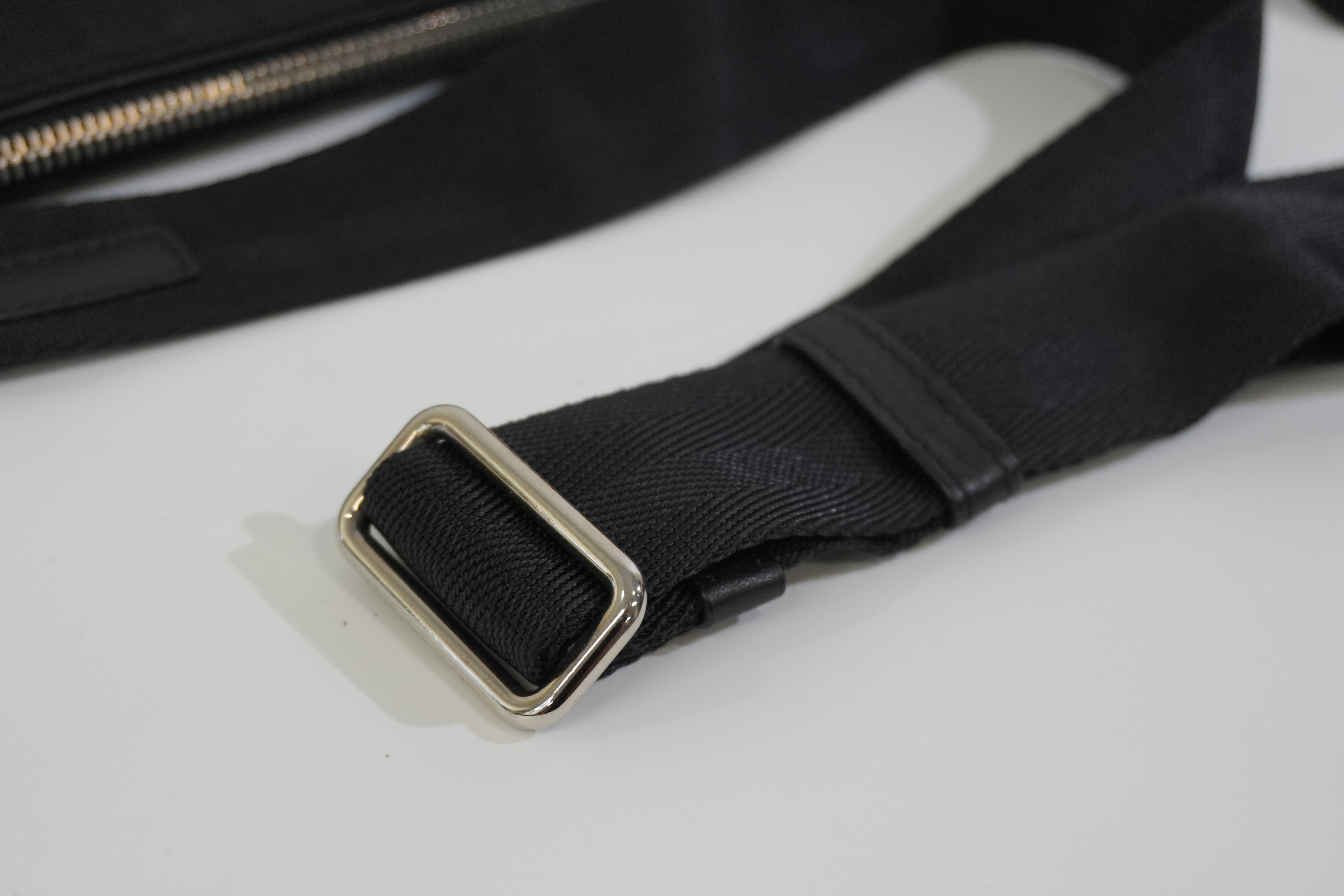 Pre-owned Prada Nylon Crossbody Bag Black Used