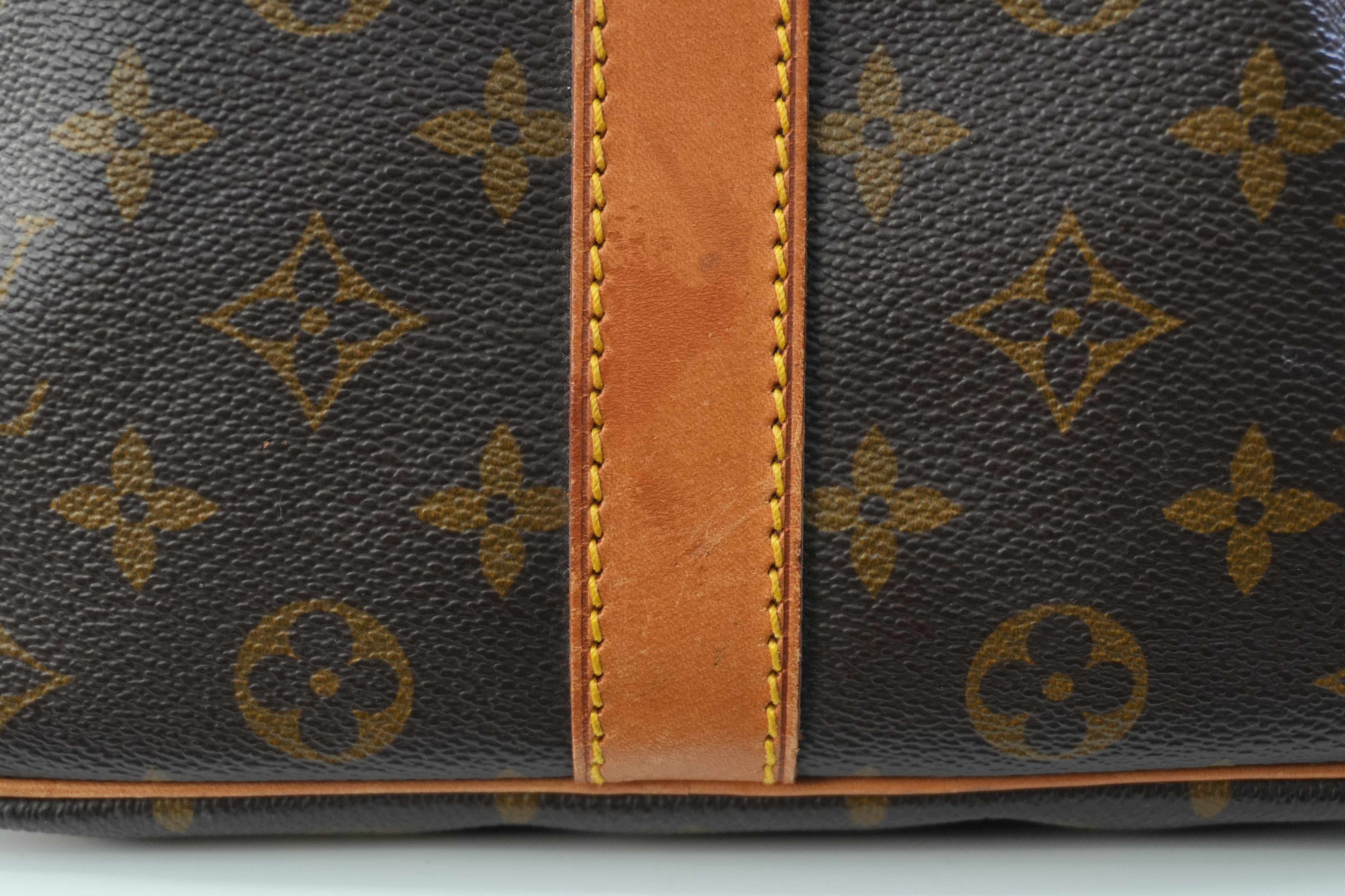 Pre-owned Louis Vuitton Monogram Keepall 50 Bandouliere Travel Bag Used