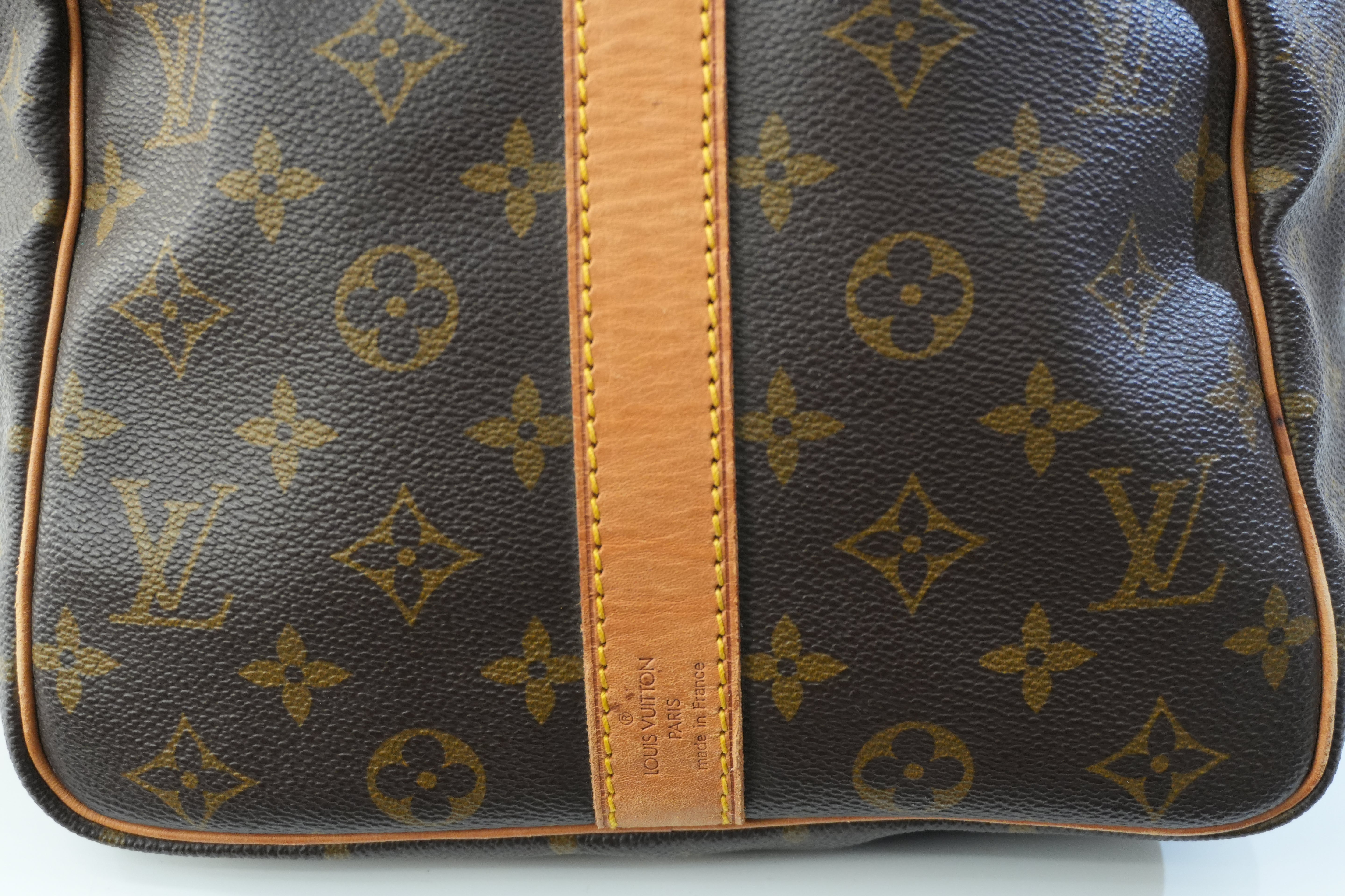 Pre-owned Louis Vuitton Monogram Keepall 50 Bandouliere Travel Bag Used