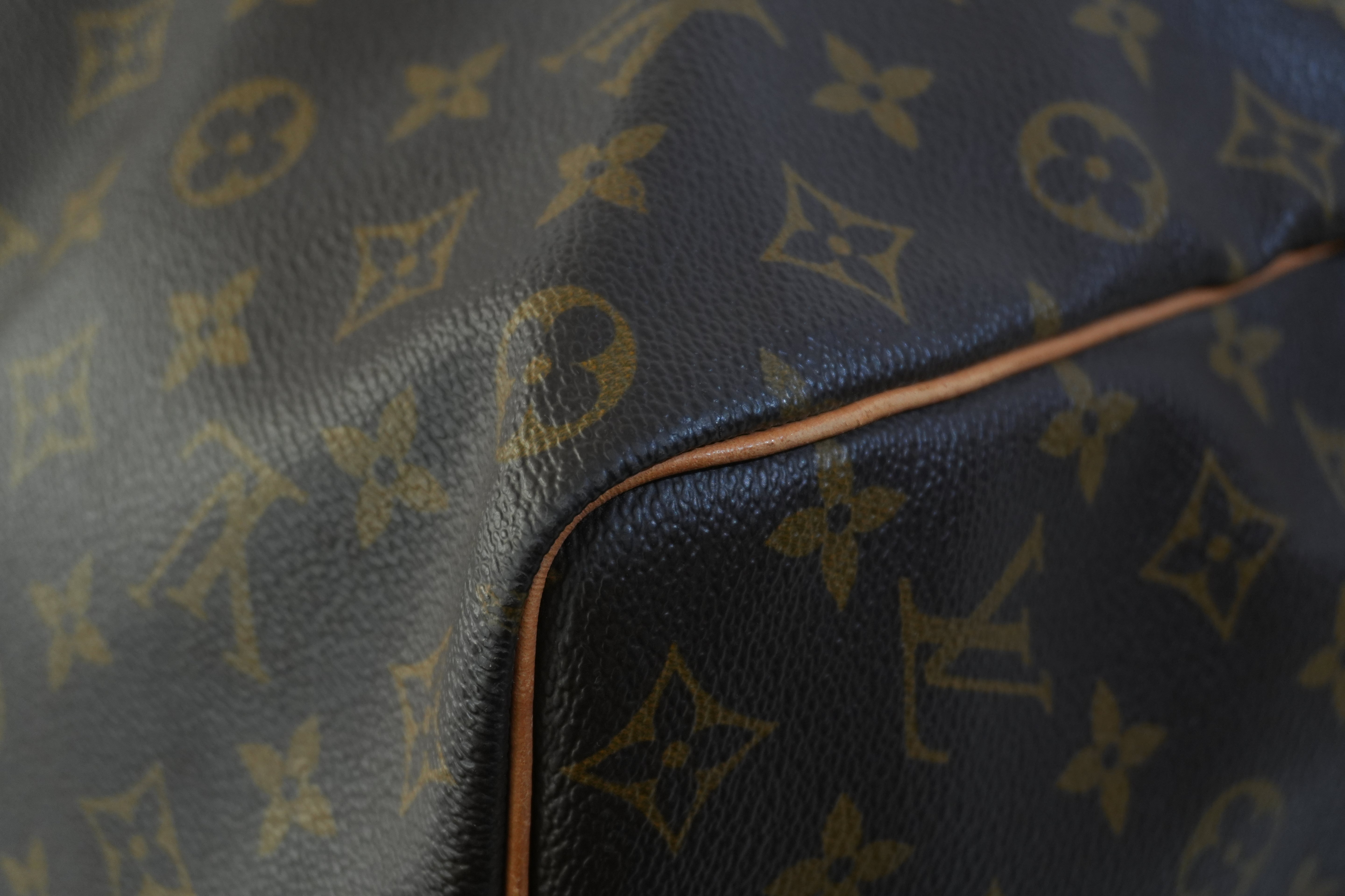 Pre-owned Louis Vuitton Monogram Keepall 50 Bandouliere Travel Bag Used