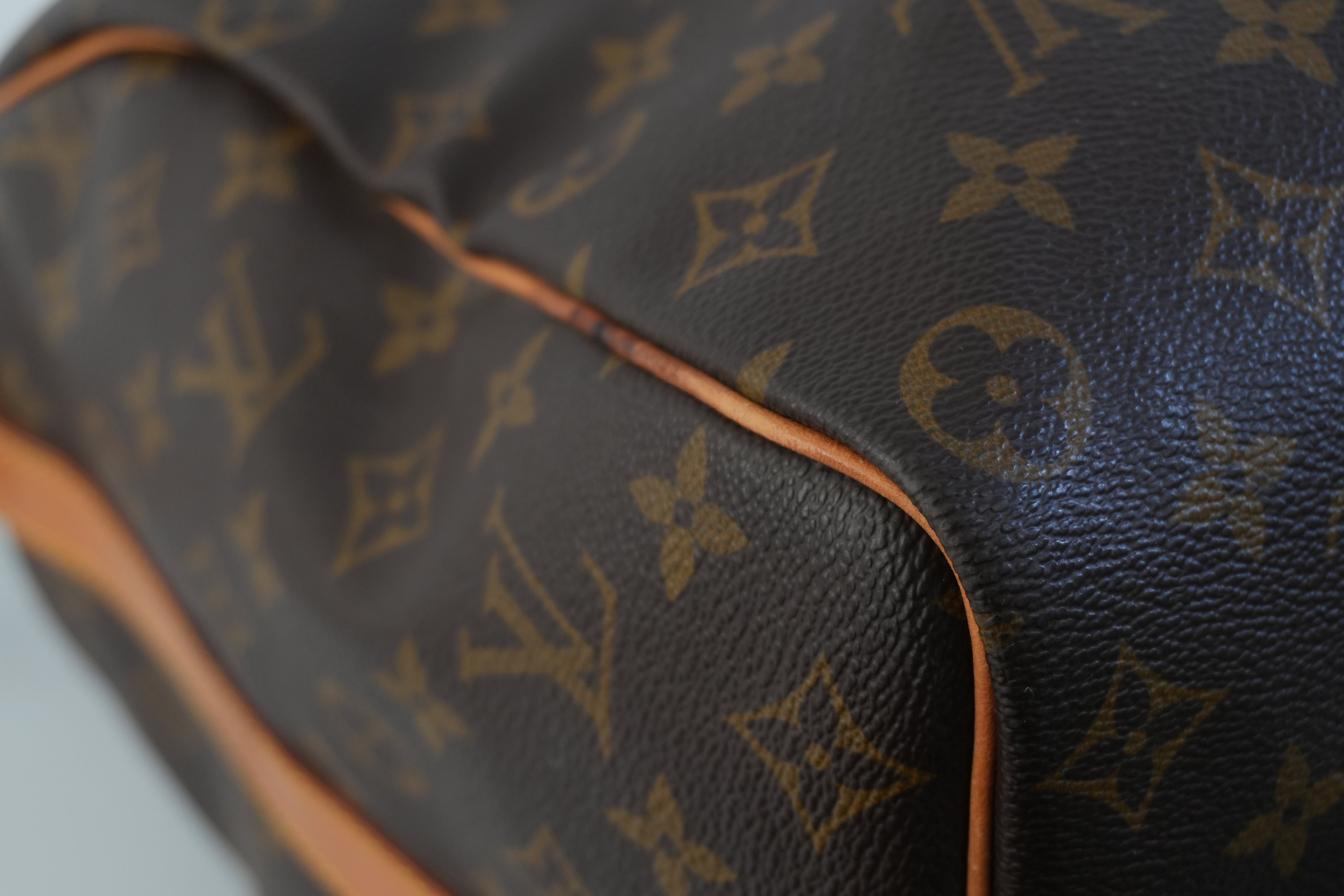 Pre-owned Louis Vuitton Monogram Keepall 50 Bandouliere Travel Bag Used