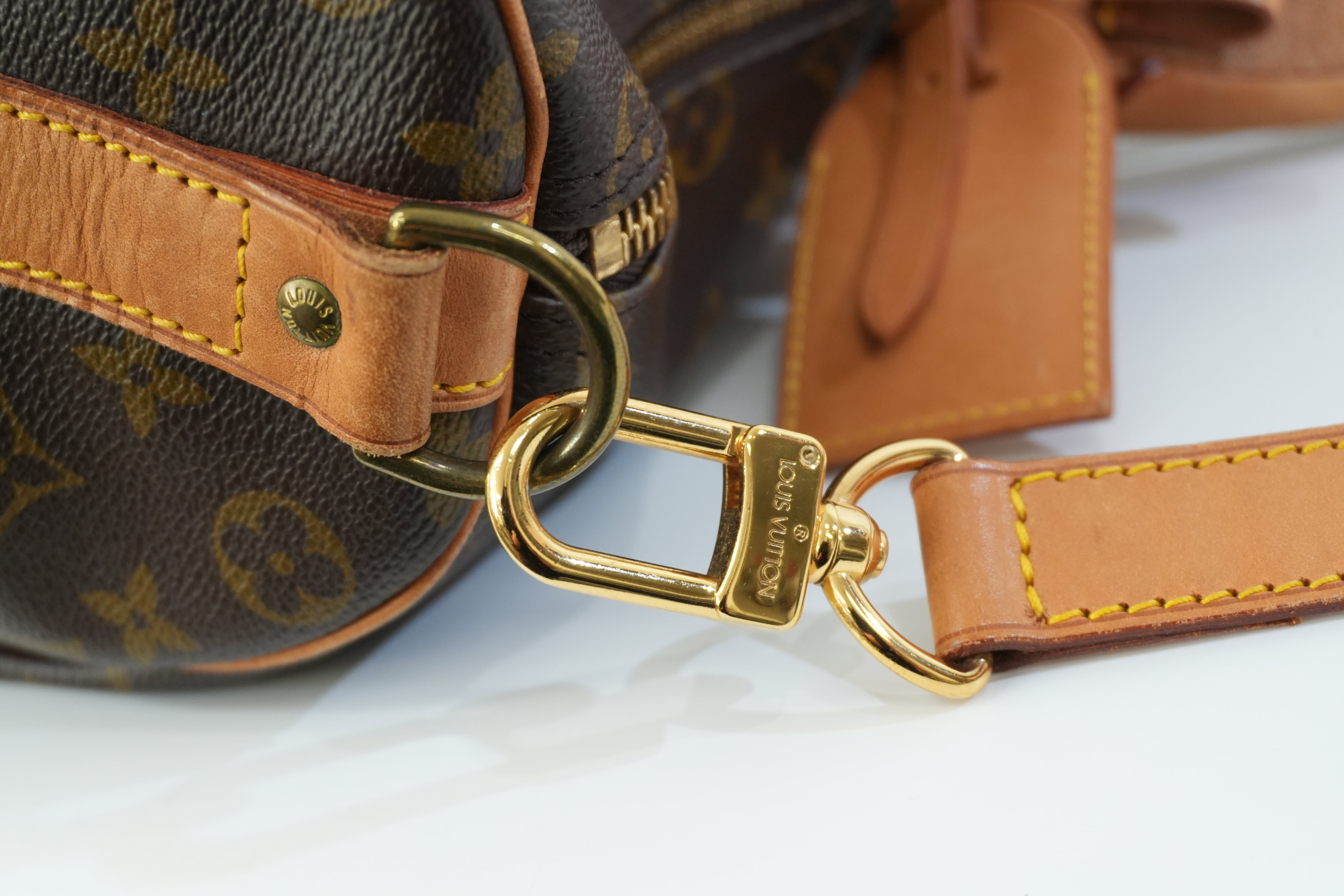 Pre-owned Louis Vuitton Monogram Keepall 50 Bandouliere Travel Bag Used
