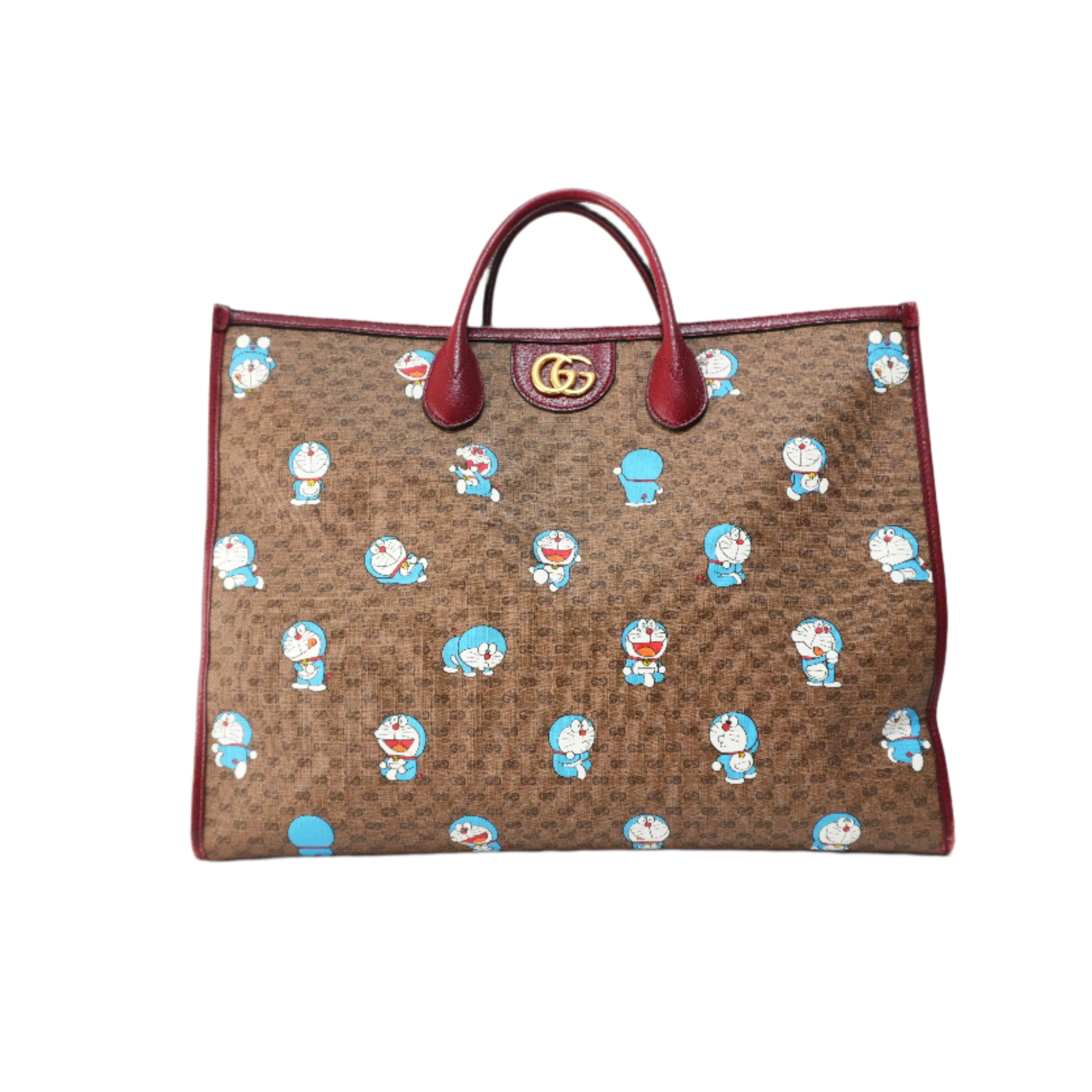 Gucci Canvas Doraemon Tote Bag Bag Used